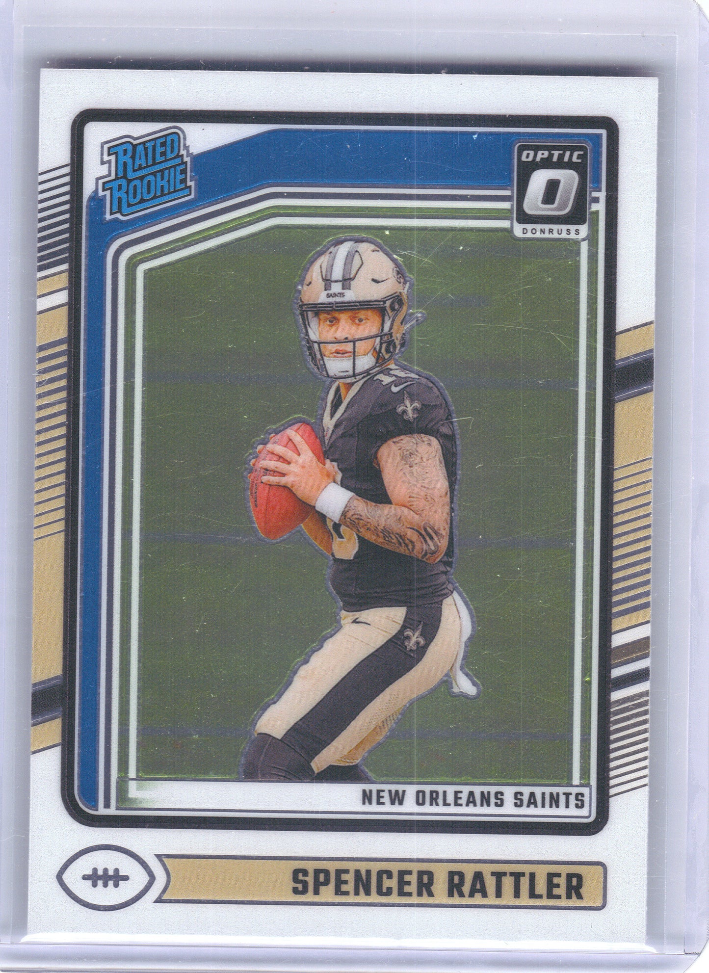 2024 Donruss Optic #289 Spencer Rattler New Orleans Saints RC