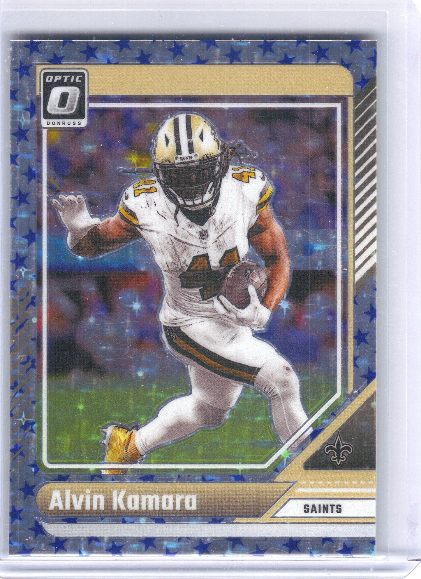 2024 Donruss Optic #140 Alvin Kamara Stars New Orleans Saints