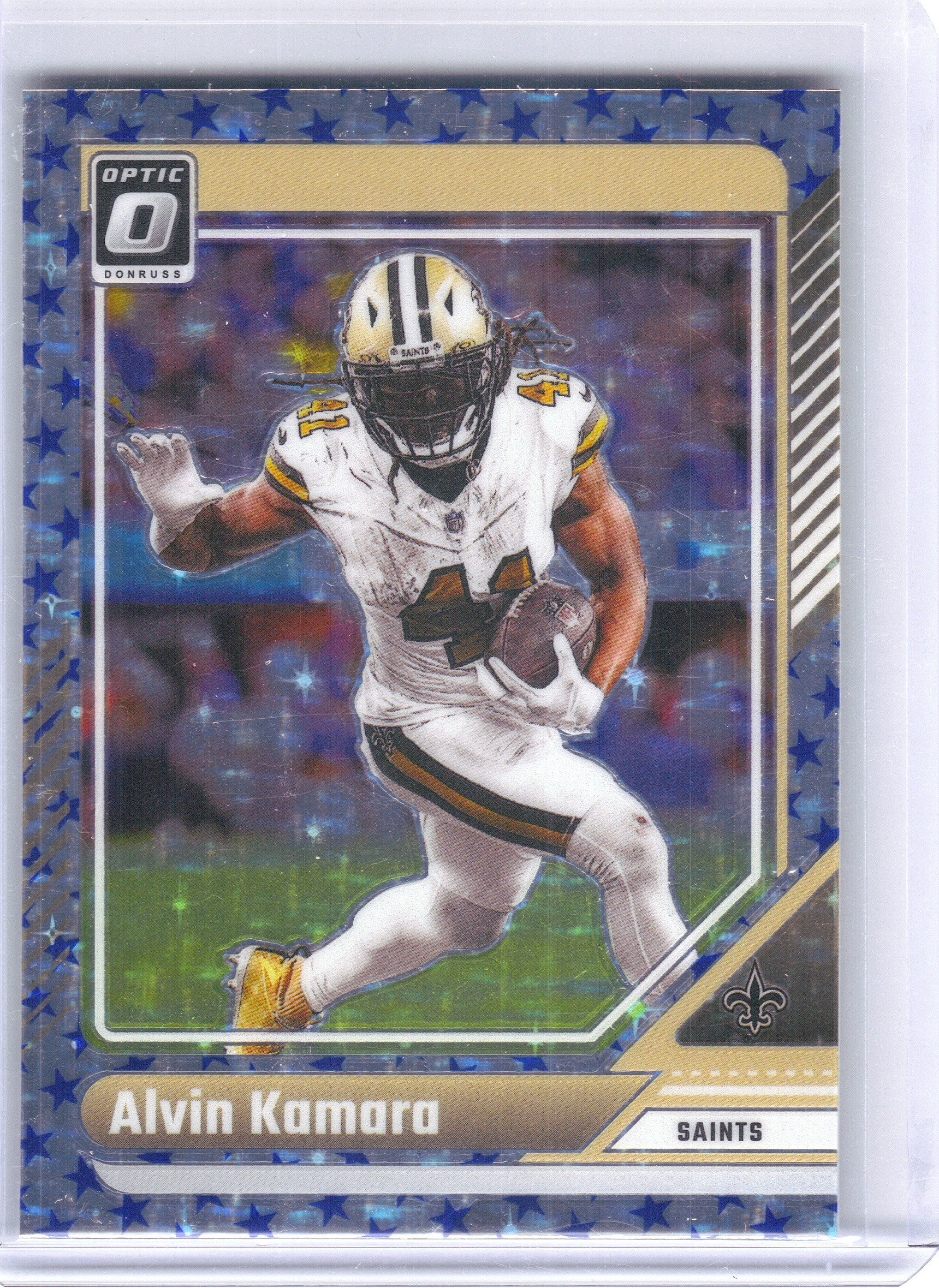 2024 Donruss Optic #140 Alvin Kamara Stars New Orleans Saints