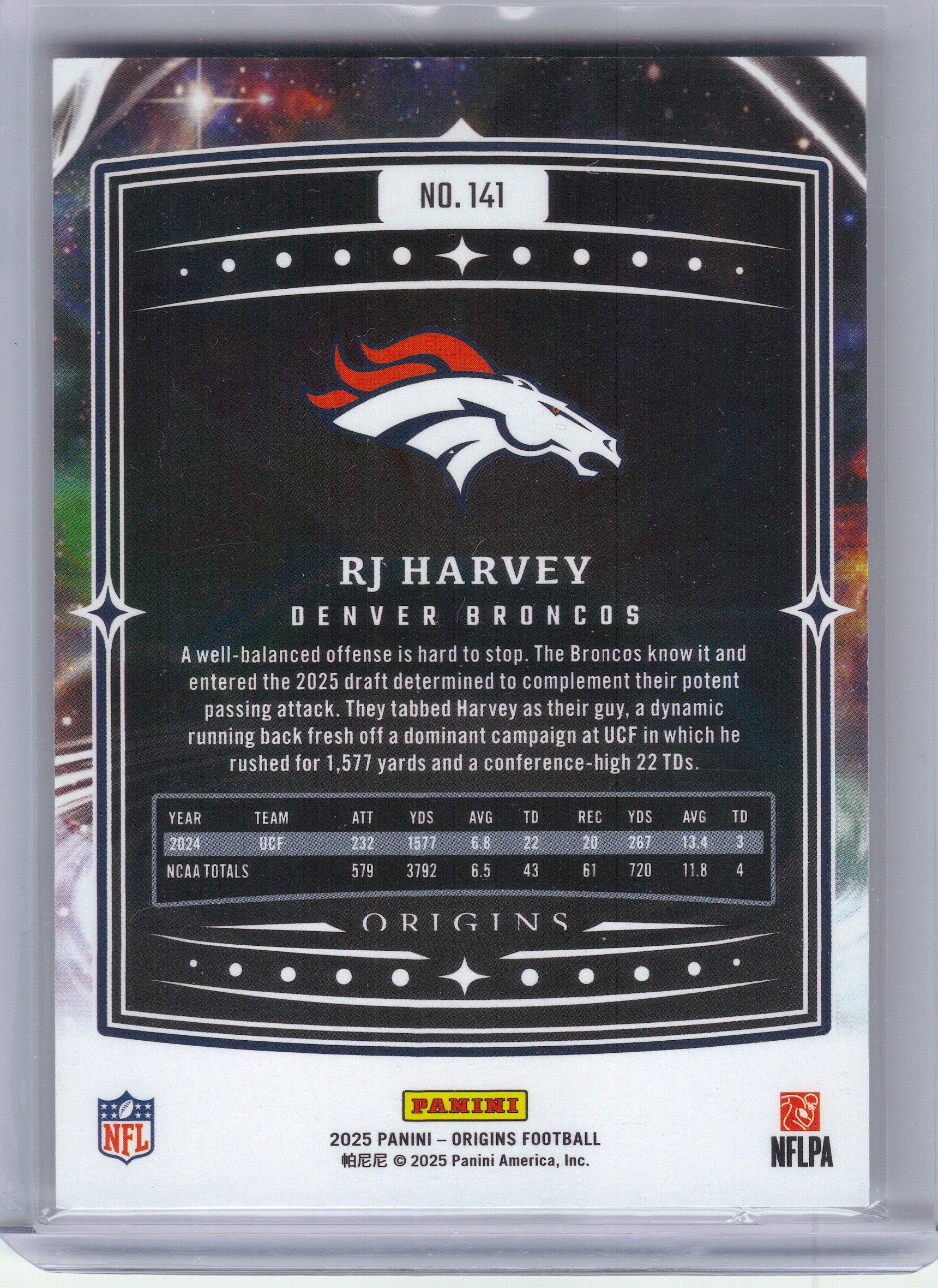 2025 Panini Origins #121 Pat Bryant Denver Broncos RC