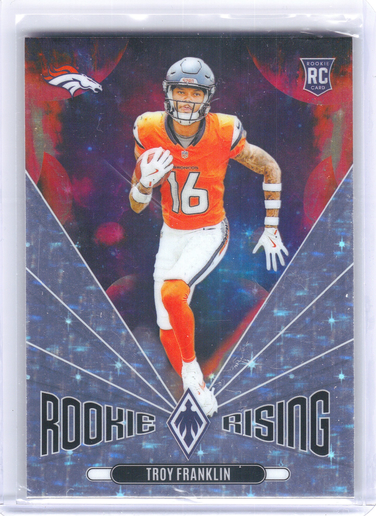 2024 Panini Phoenix #RR-TFN Troy Franklin Rookie Rising Stars Denver Broncos