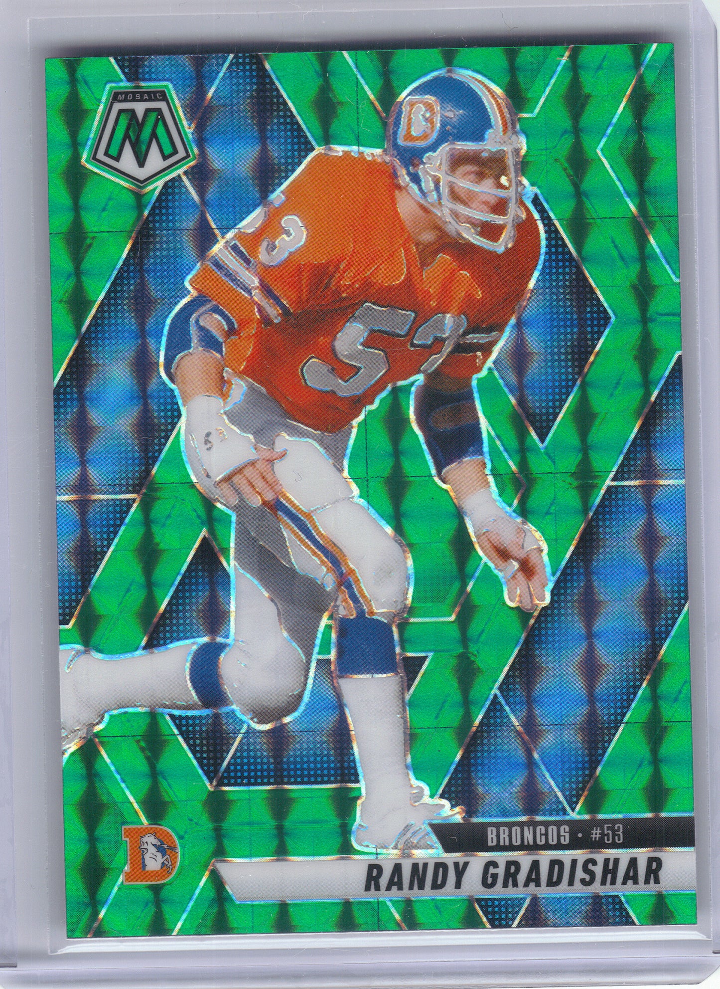 2025 Panini Mosaic #178 Randy Gradishar Mosaic Green Denver Broncos