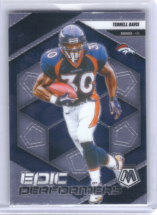 2025 Panini Mosaic #17 Terrell Davis Epic Performers Denver Broncos