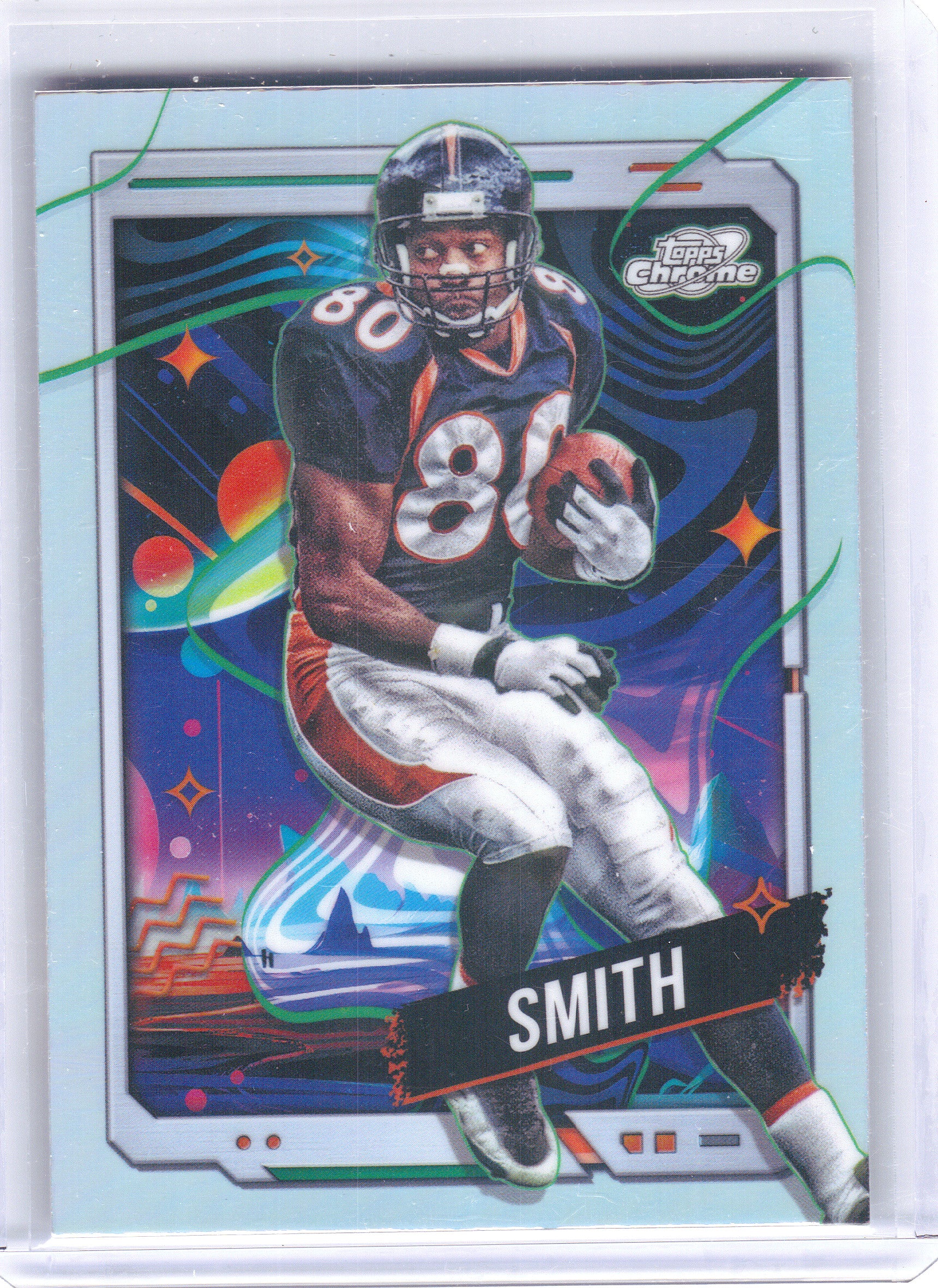 2024 Topps Chrome Cosmic #29 Rod Smith Refractors Denver Broncos
