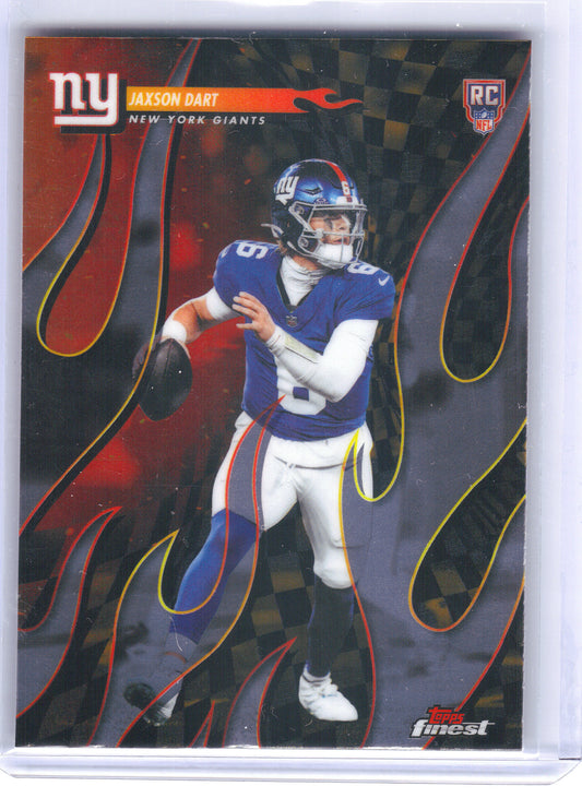 2025 Finest #T-4 Jaxson Dart Torchers New York Giants