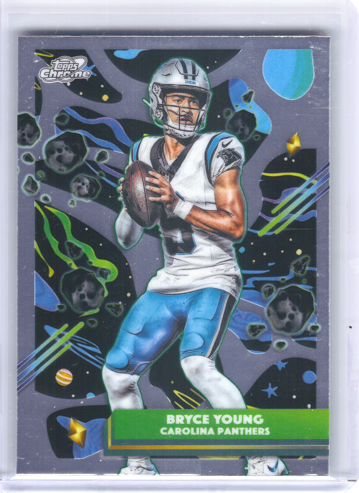 2024 Topps Chrome Cosmic #13 Bryce Young Carolina Panthers