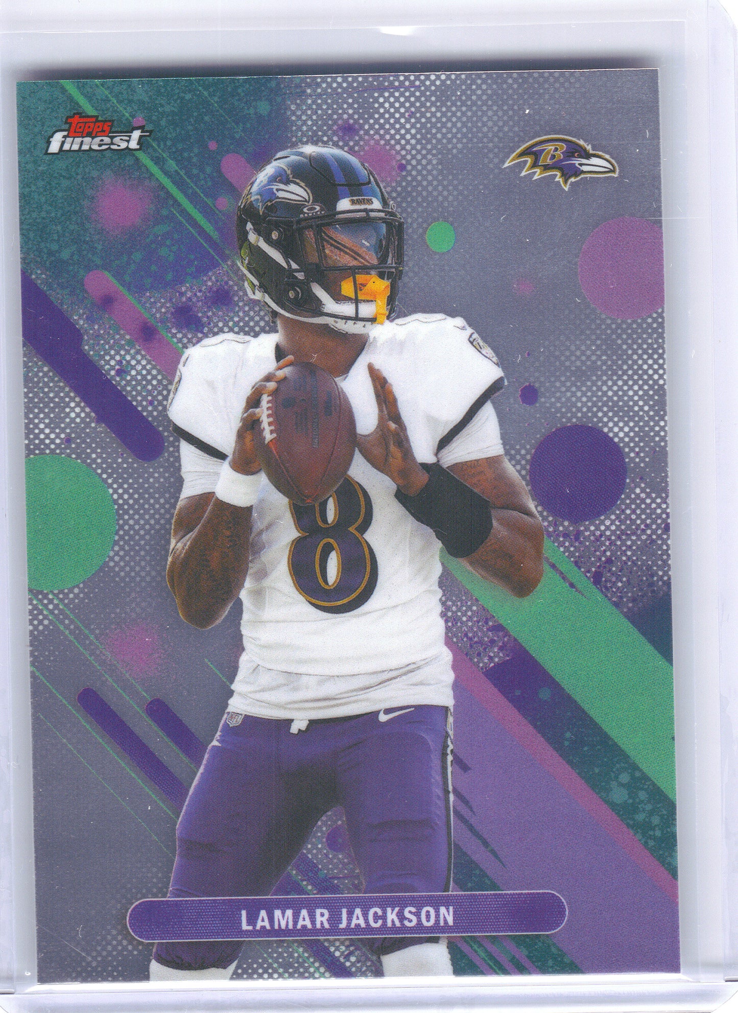 2025 Finest #47 Lamar Jackson Baltimore Ravens