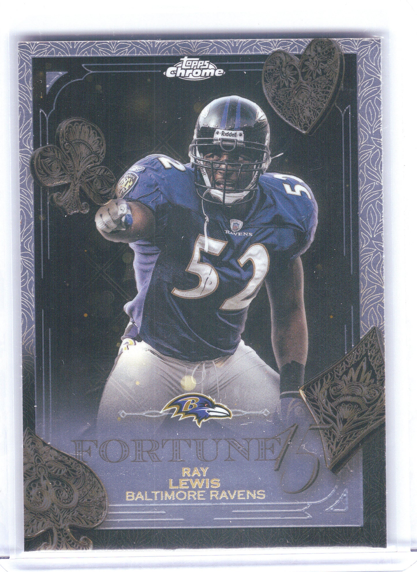 2025 Topps Chrome #F15-31 Ray Lewis Fortune 15 Baltimore Ravens