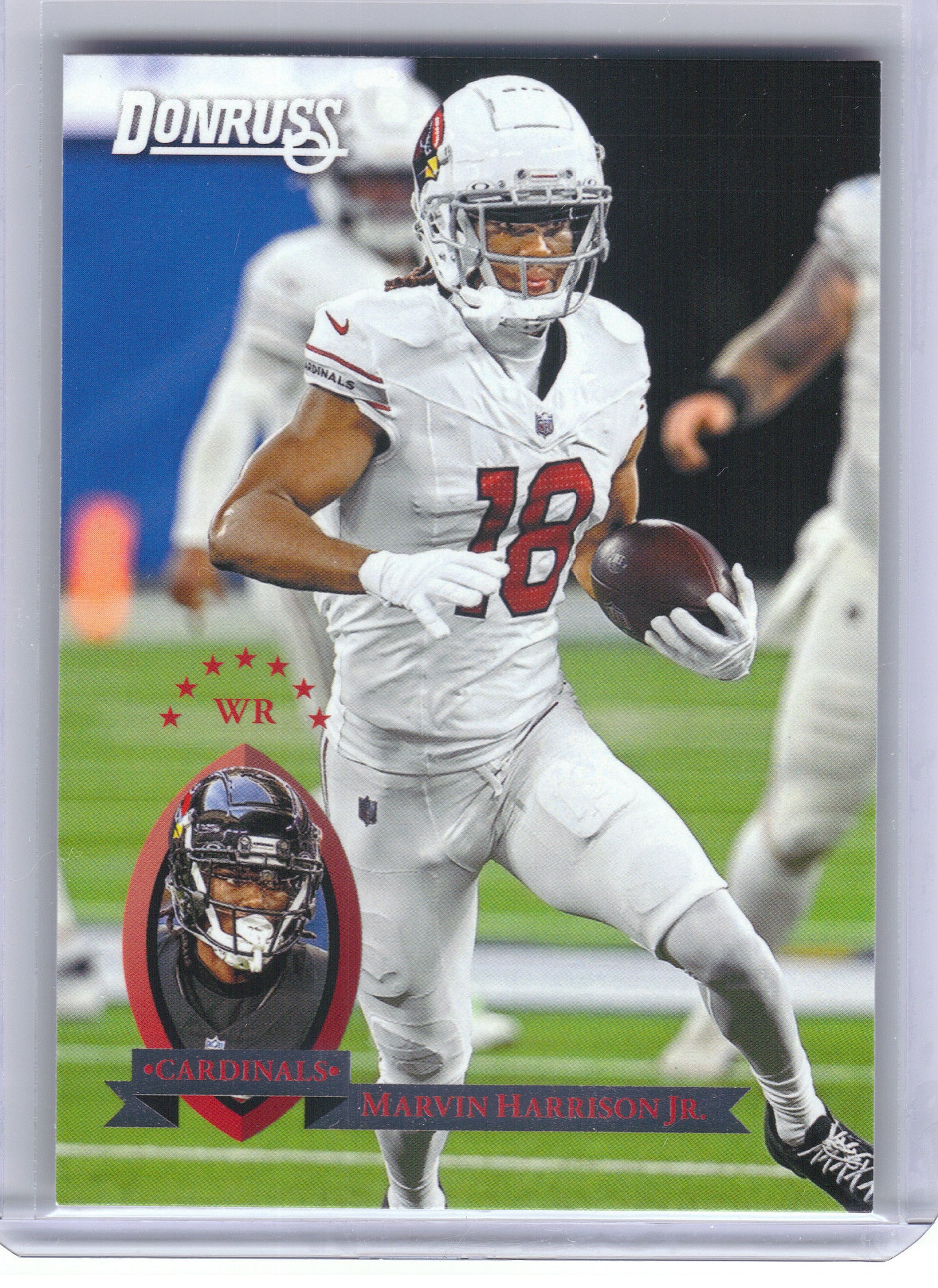 2025 Donruss #24 Marvin Harrison Jr. Retro 1995 Arizona Cardinals