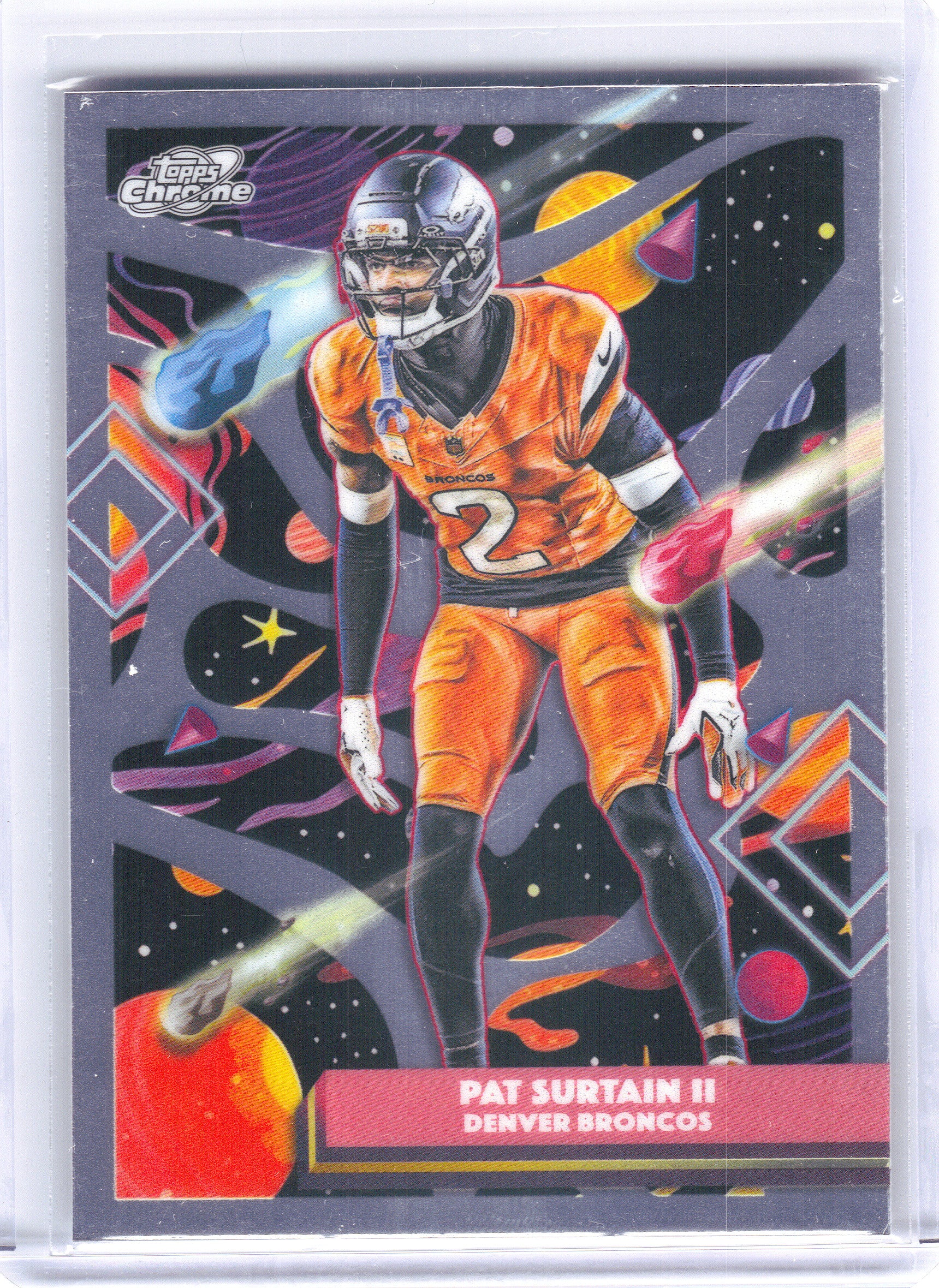 2025 Topps Chrome Cosmic #30 Pat Surtain II Denver Broncos