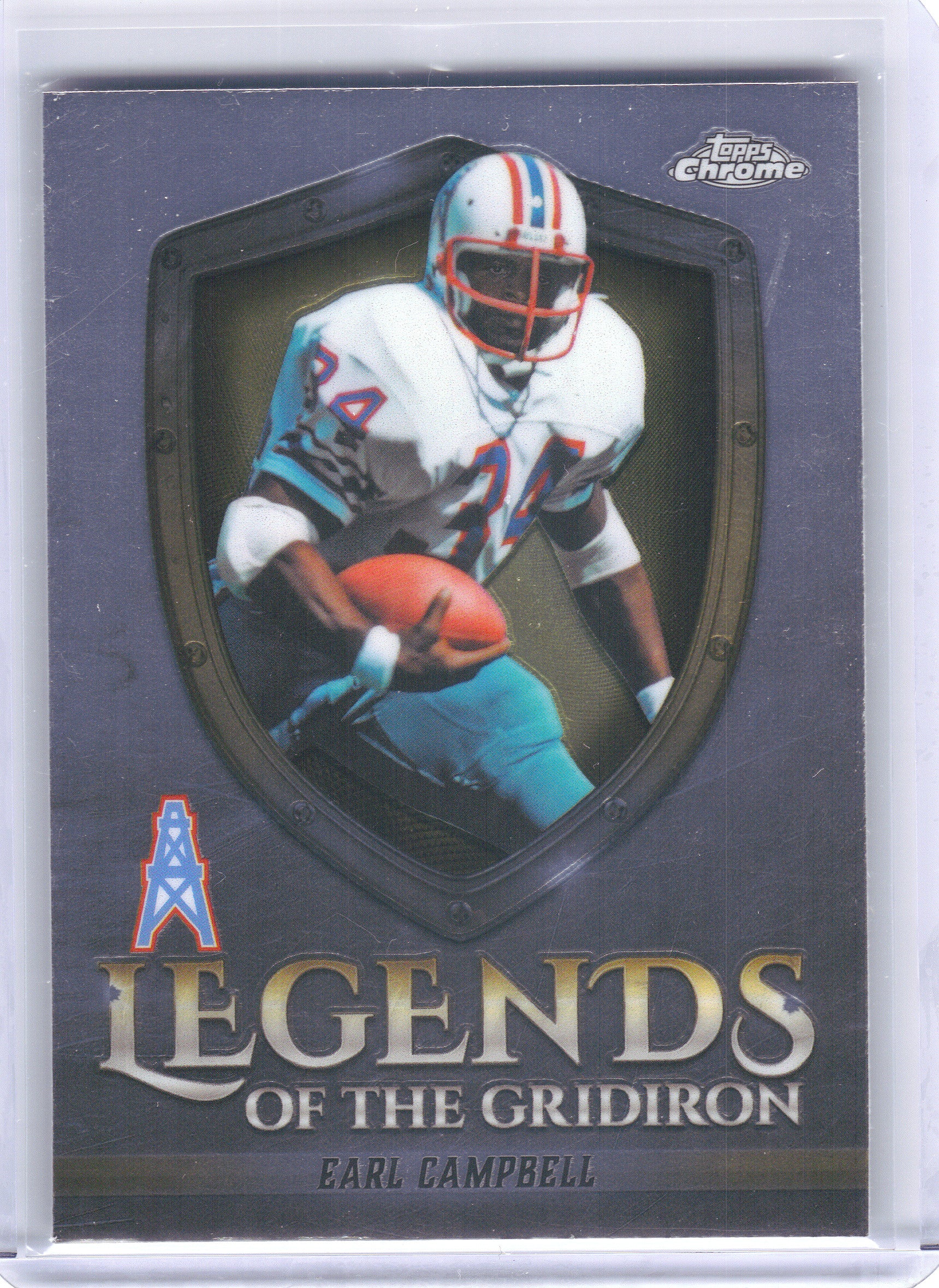 2025 Topps Chrome #LOG-12 Earl Campbell Legends of the Gridiron Houston Oilers