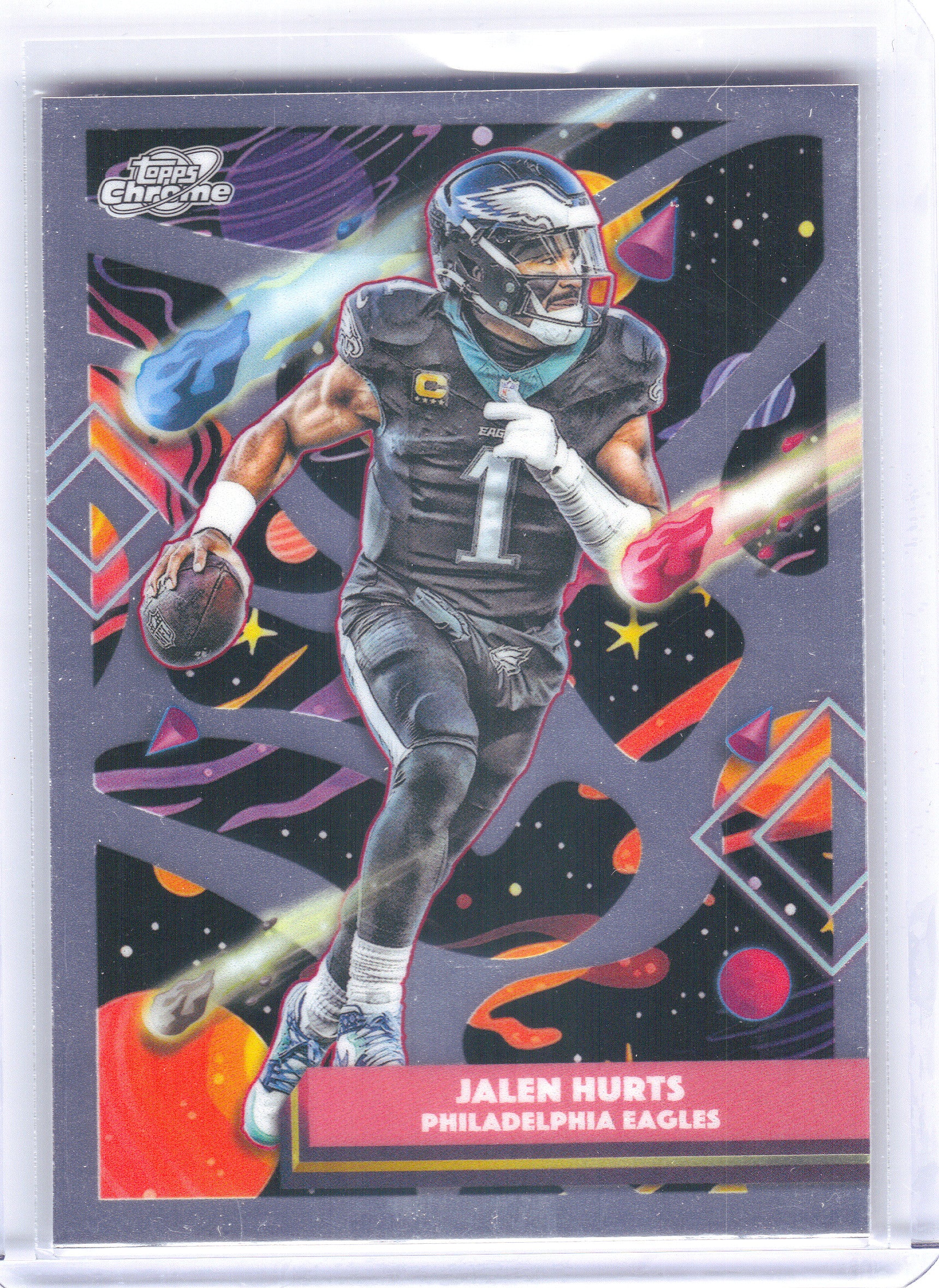 2025 Topps Chrome Cosmic #78 Jalen Hurts Philadelphia Eagles