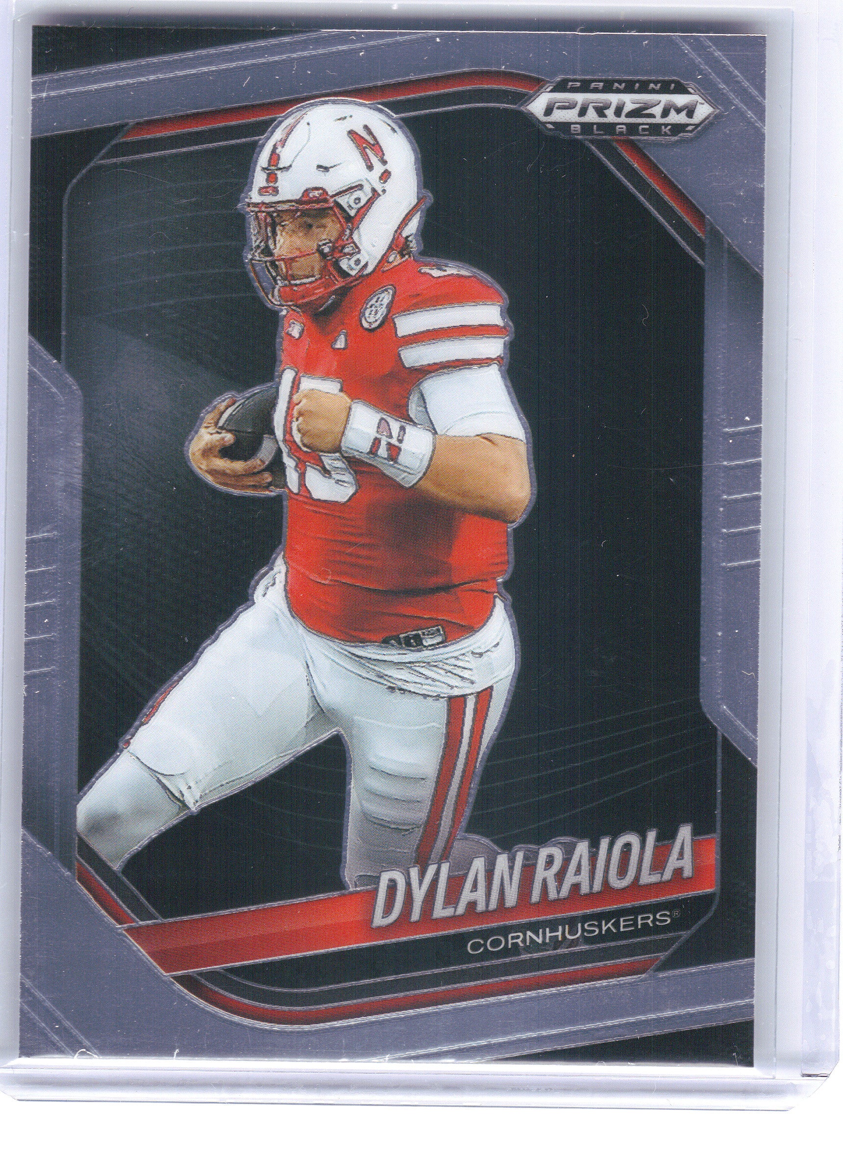 2025 Panini Prizm Black #164 Dylan Raiola Nebraska Cornhuskers