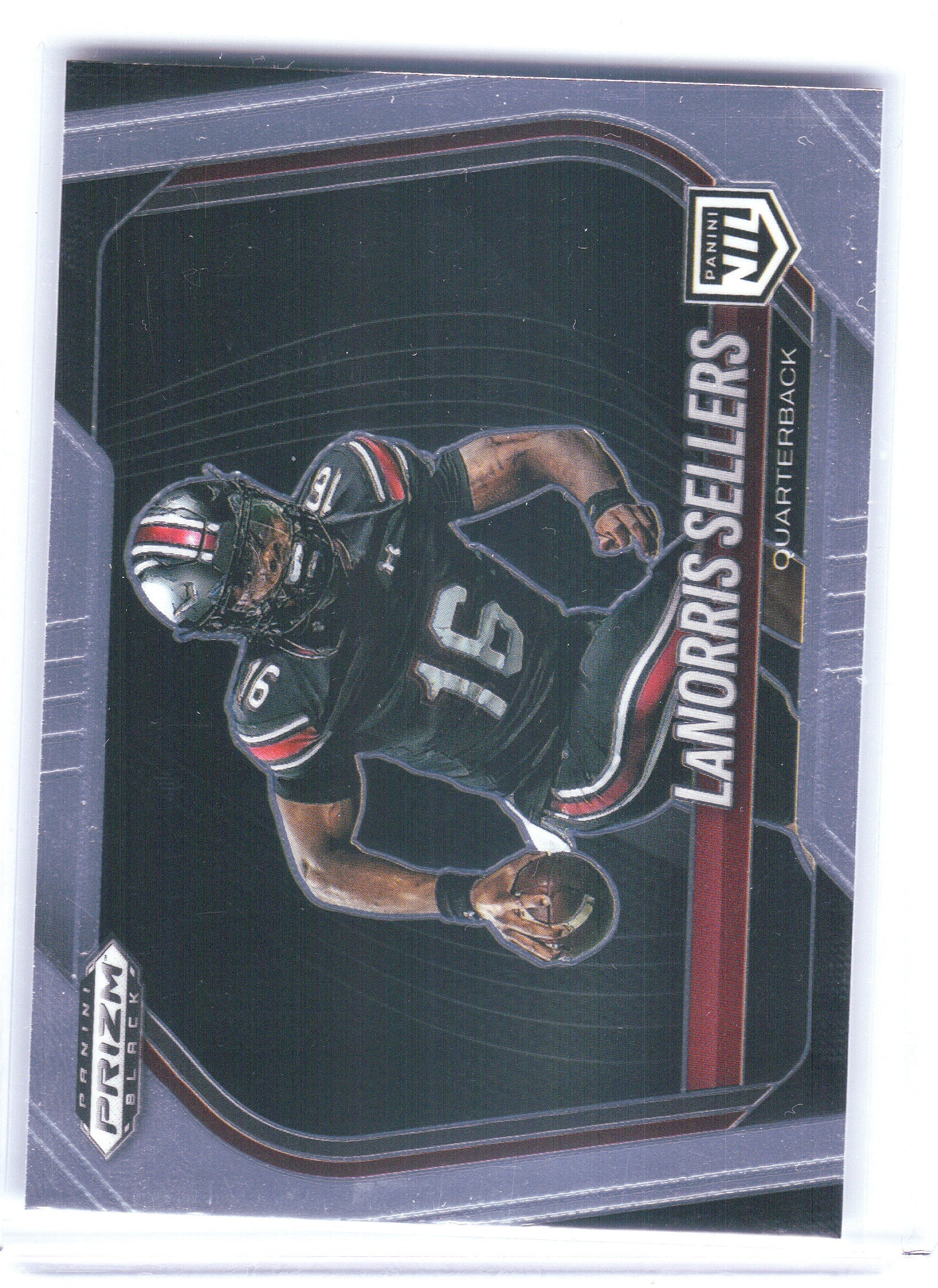 2025 Panini Prizm Black #196 LaNorris Sellers South Carolina Gamecocks