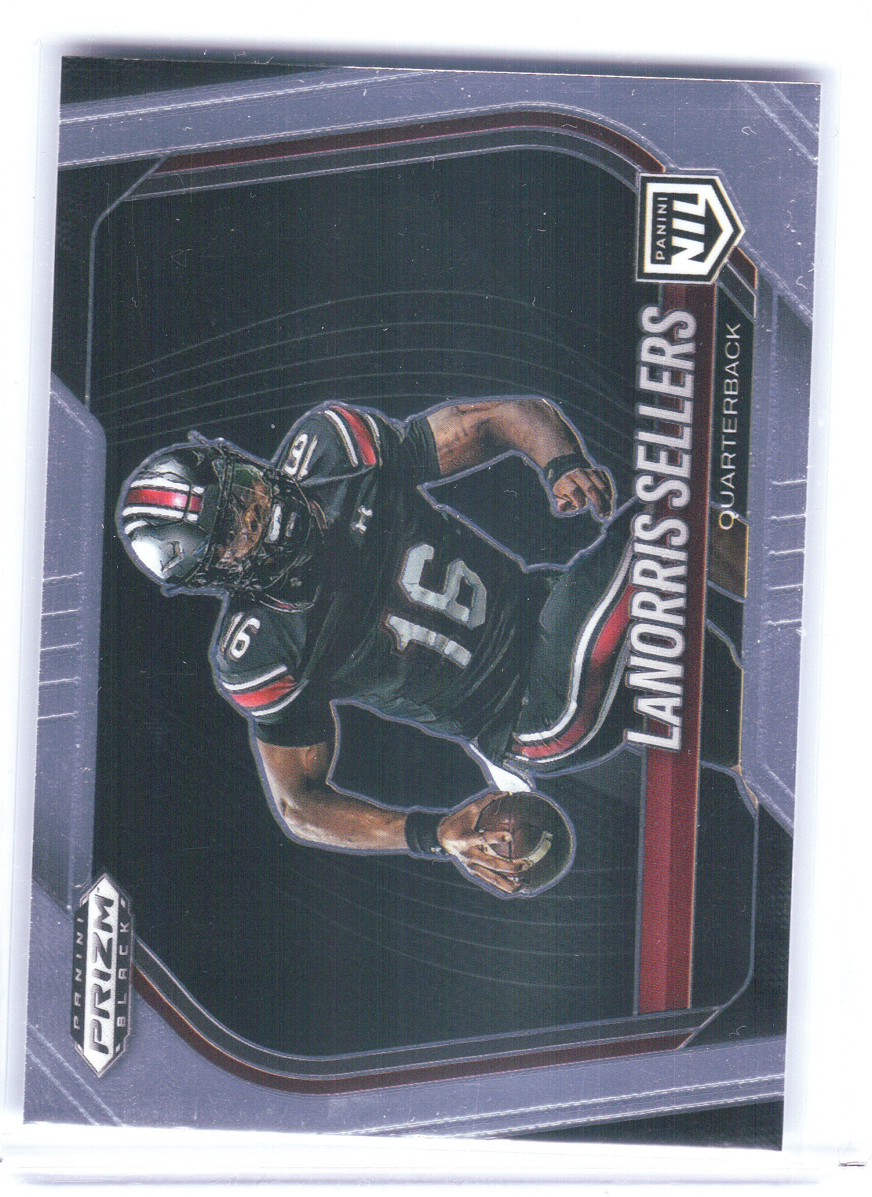 2025 Panini Prizm Black #196 LaNorris Sellers South Carolina Gamecocks