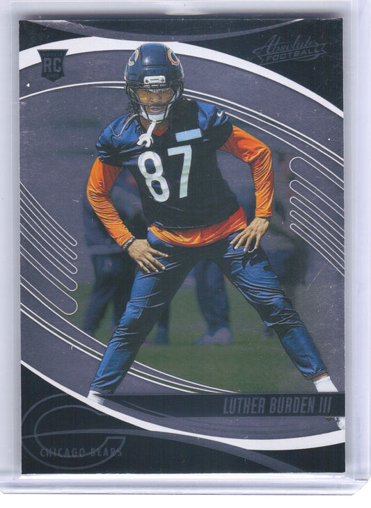 2025 Panini Absolute #154 Luther Burden III Retail Chicago Bears RC