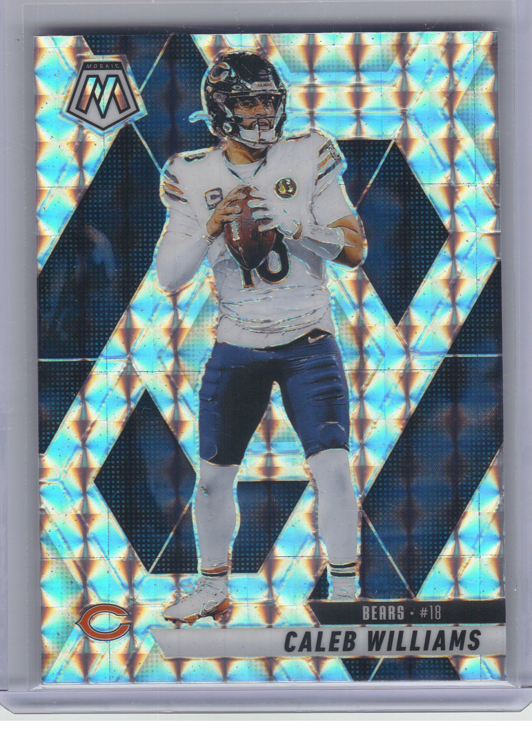 2025 Panini Mosaic #22 Caleb Williams Mosaic Chicago Bears