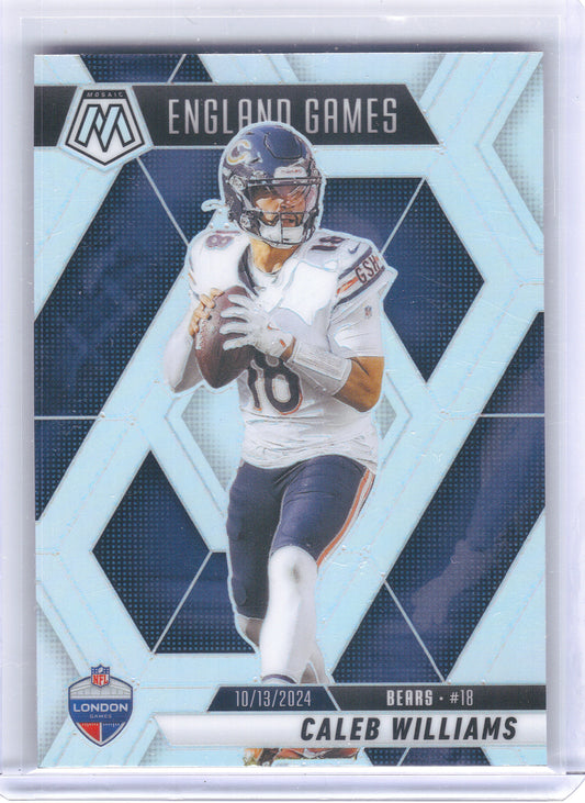 2025 Panini Mosaic #253 Caleb Williams Silver Chicago Bears
