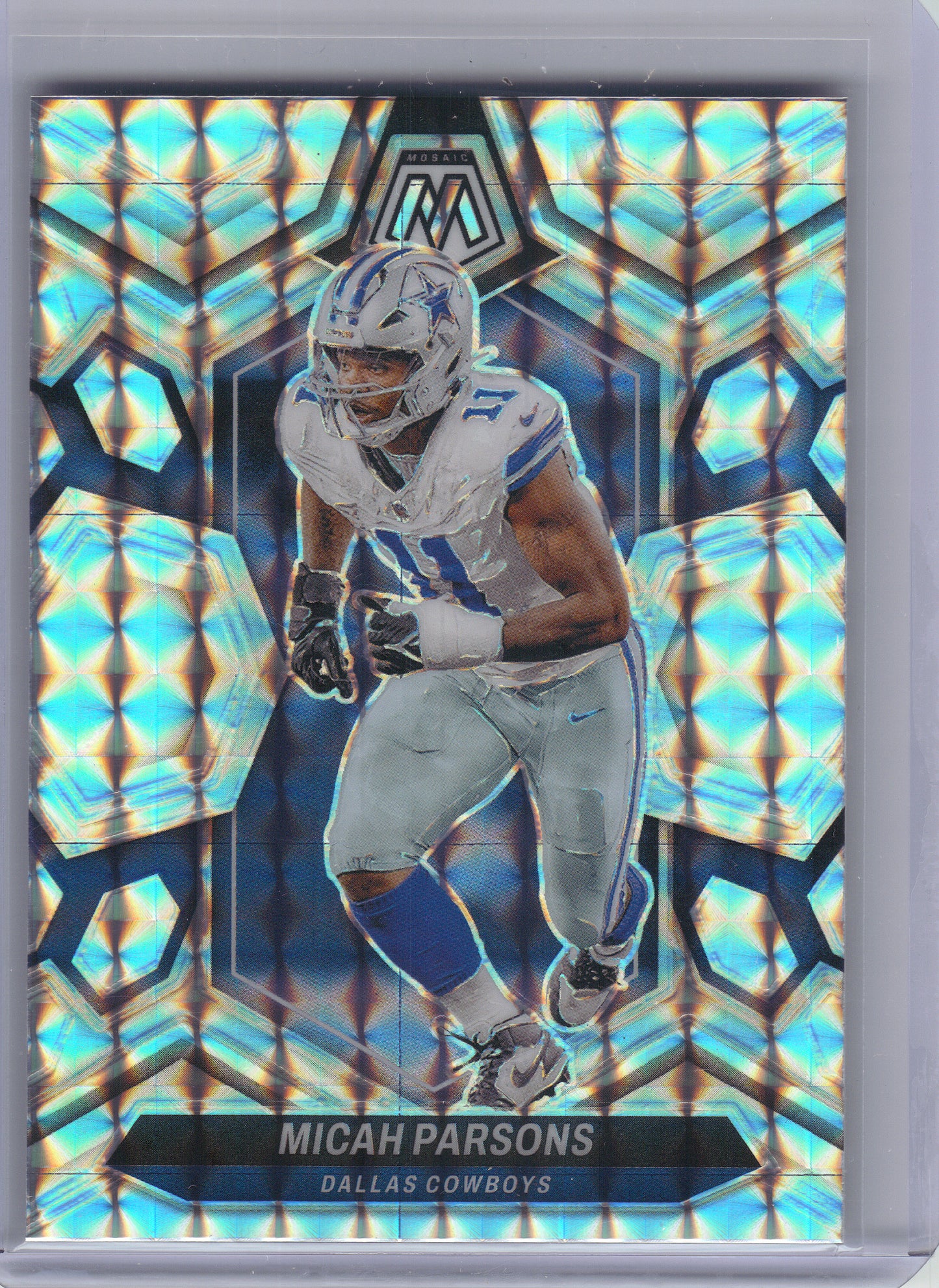 2024 Panini Mosaic #62 Micah Parsons Mosaic Dallas Cowboys