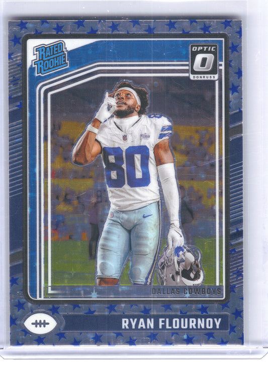 2024 Donruss Optic #288 Ryan Flournoy Stars Dallas Cowboys