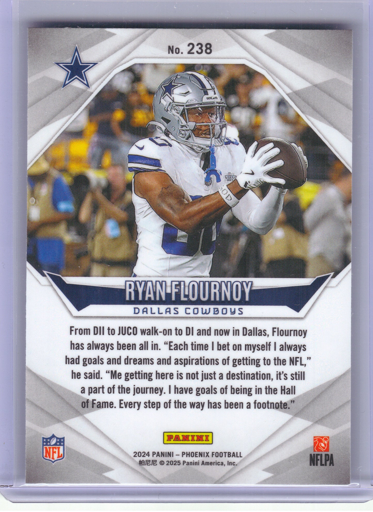 2024 Panini Phoenix #238 Ryan Flournoy Dallas Cowboys RC