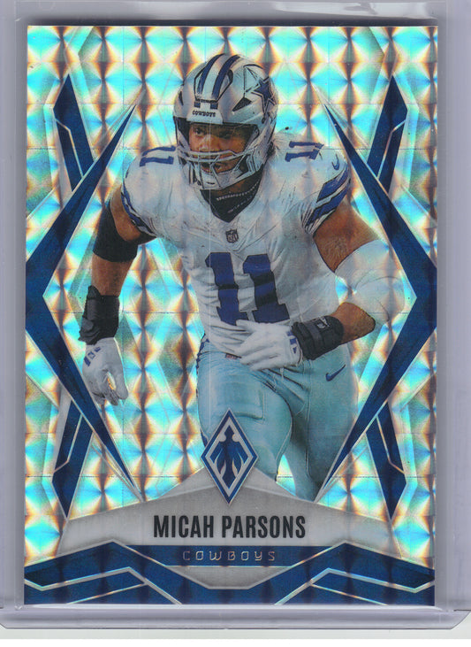 2025 Panini Phoenix #84 Micah Parsons Silver Prizm Dallas Cowboys