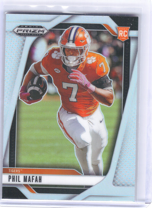 2025 Panini Prizm Draft Picks #17 Phil Mafah Prizms Silver Clemson Tigers