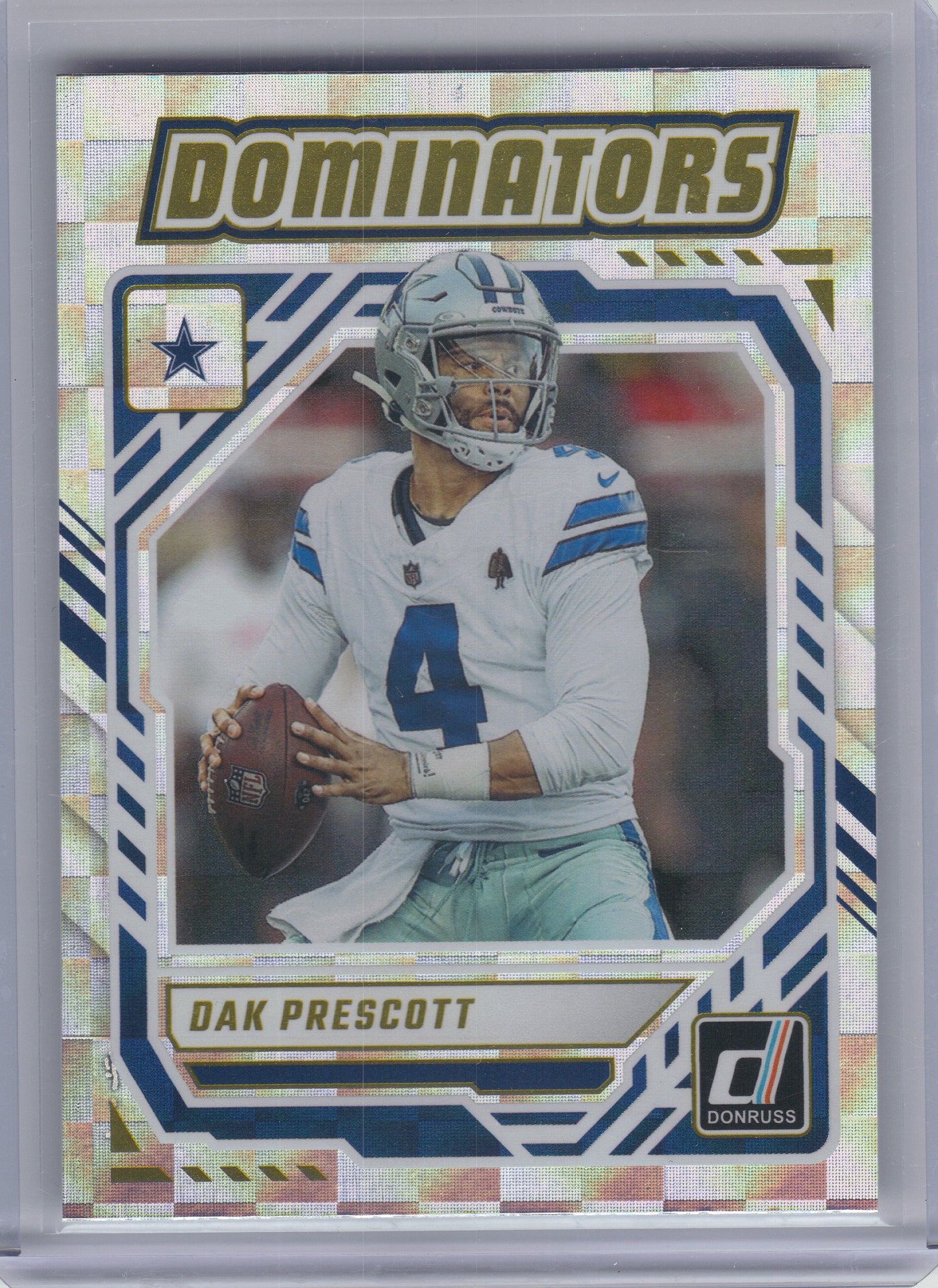 2025 Donruss #DOM-DPT Dak Prescott Dominators x Dallas Cowboys