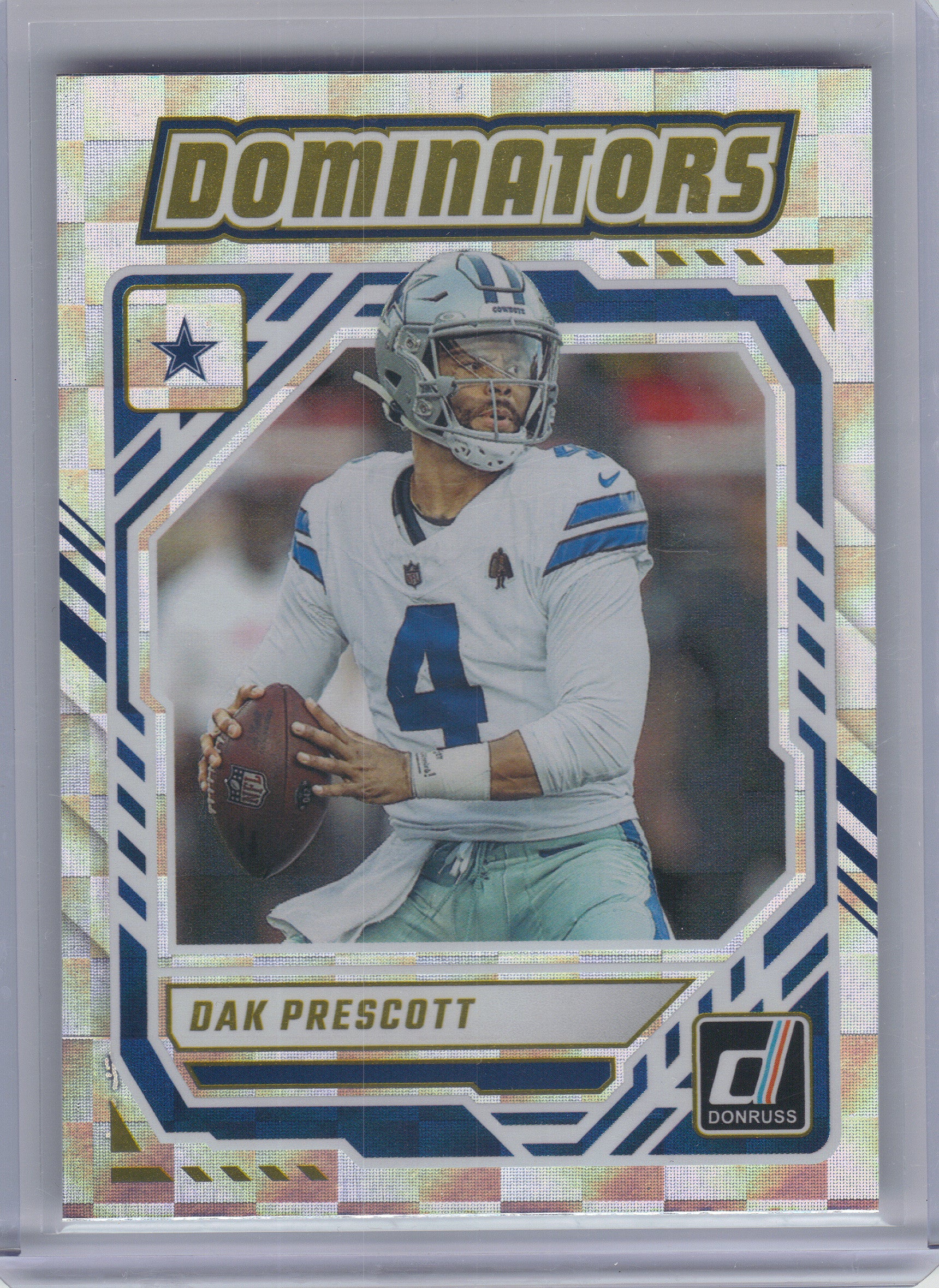 2025 Donruss #DOM-DPT Dak Prescott Dominators x Dallas Cowboys