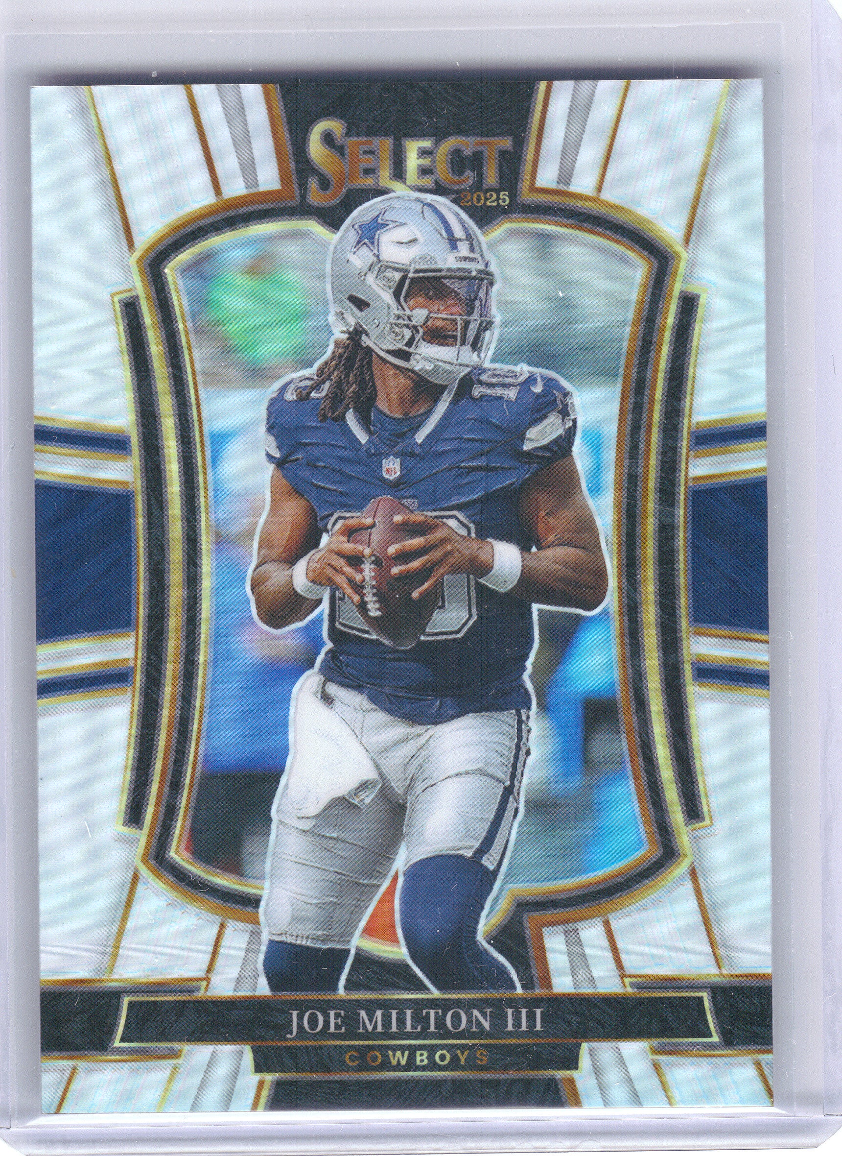 2025 Panini Select #196 Joe Milton III Silver Prizm Dallas Cowboys