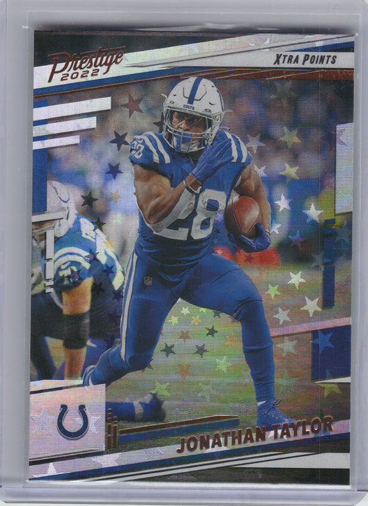 2022 Panini Prestige #124 Jonathan Taylor Xtra Points Astral Indianapolis Colts