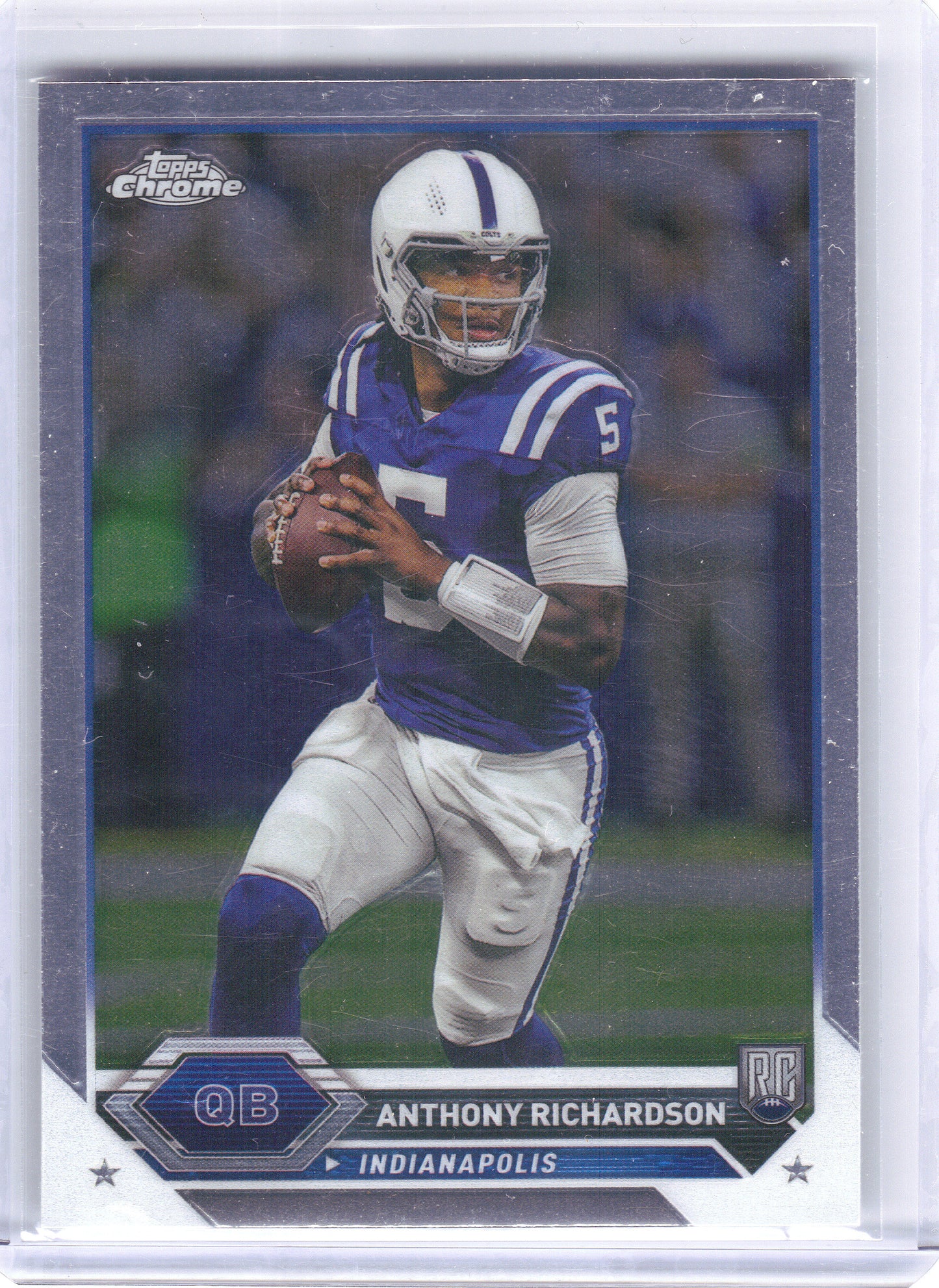 2023 Topps Composite #3 Anthony Richardson Topps Chrome Refractor Indianapolis Colts RC