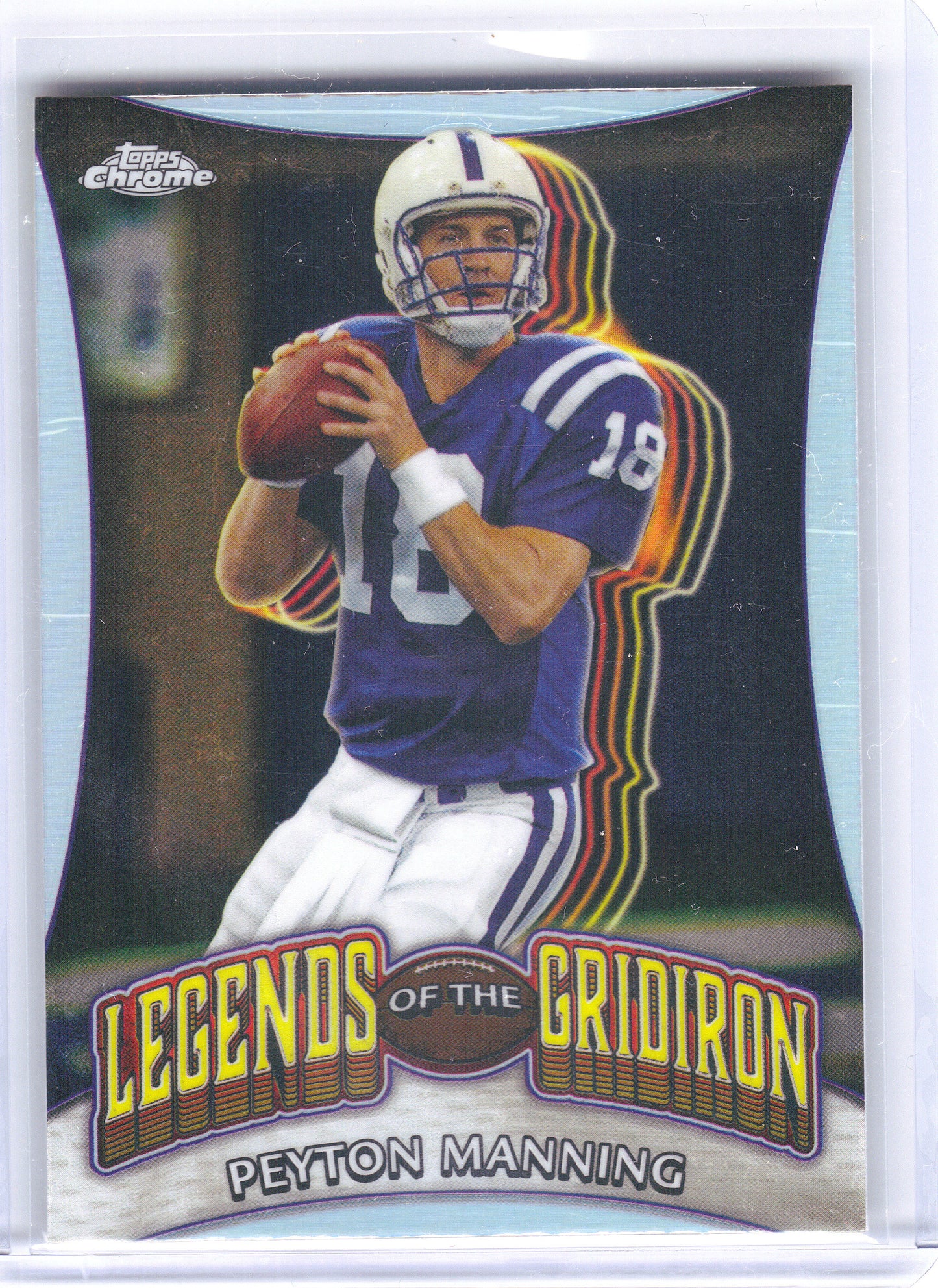 2024 Topps Chrome #LOG-2 Peyton Manning Legends of the Gridiron Refractor Indianapolis Colts