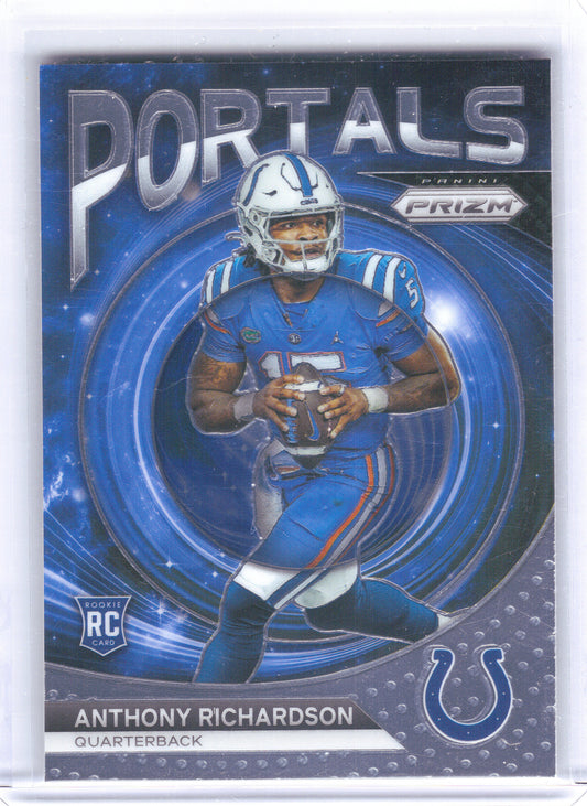 2023 Panini Prizm #PO-5 Anthony Richardson Portals