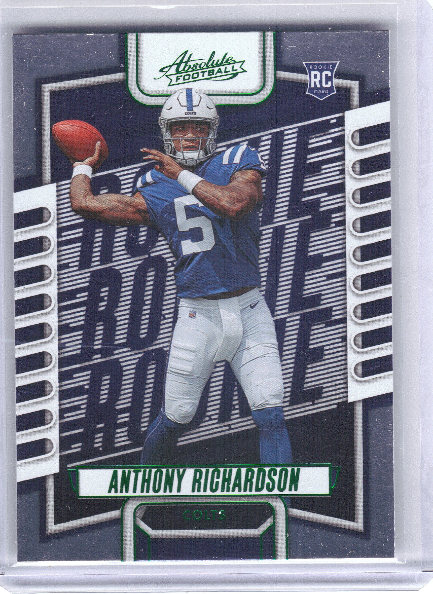2023 Panini Absolute #104 Anthony Richardson Green Indianapolis Colts