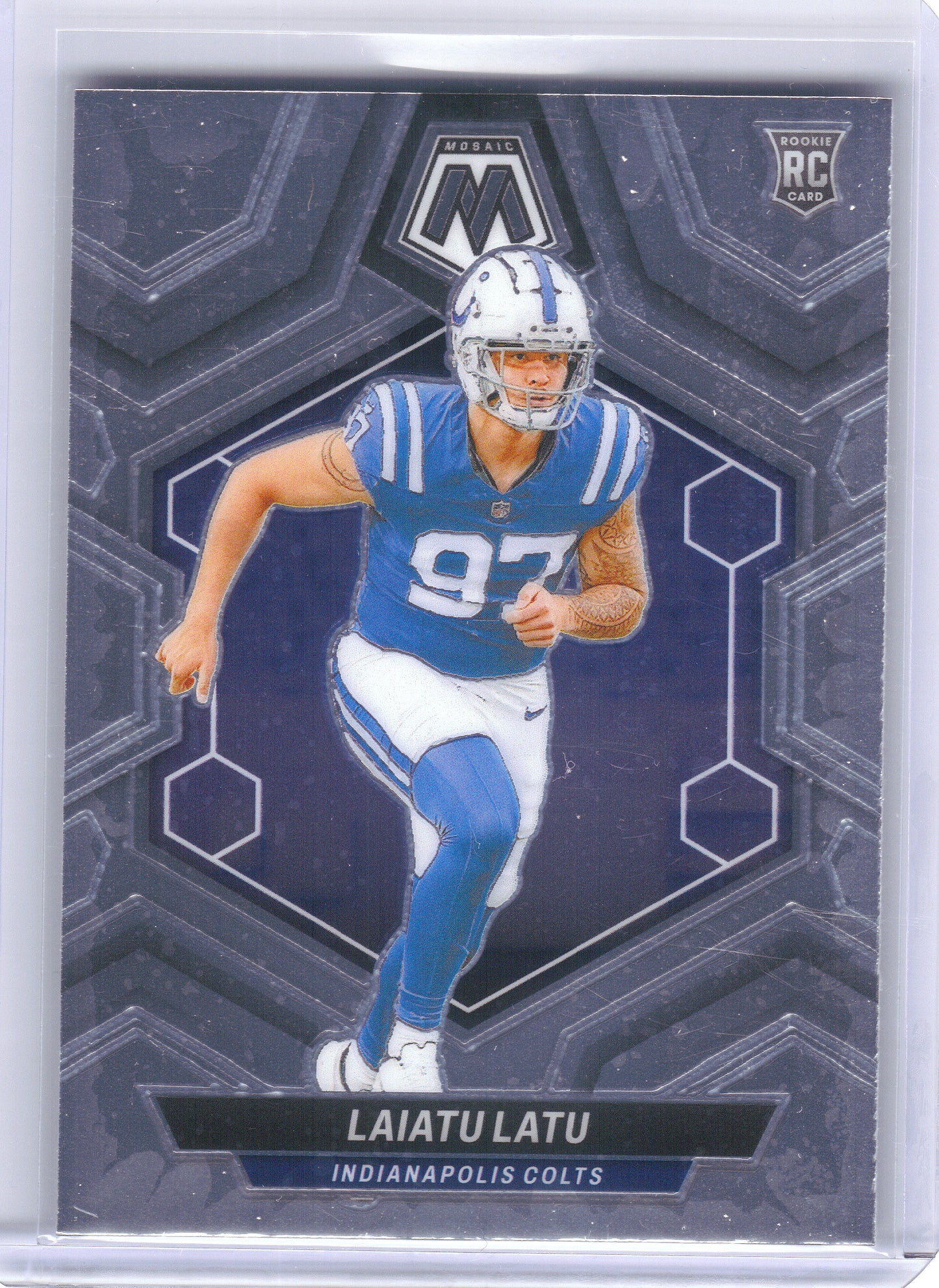 2024 Panini Mosaic #315 Laiatu Latu Silver Indianapolis Colts