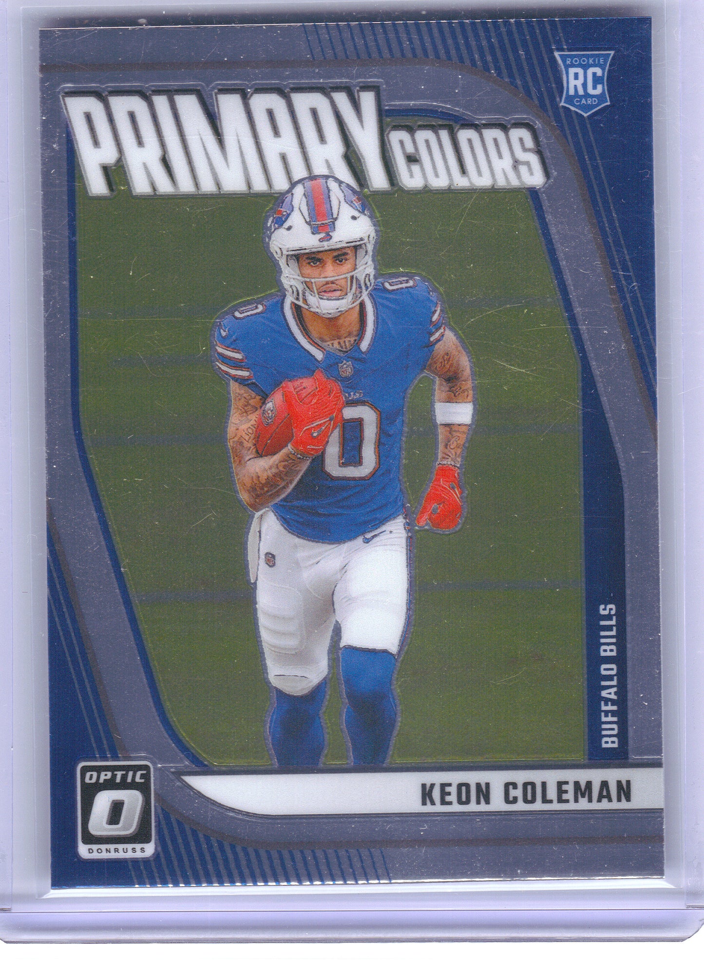 2024 Donruss Optic #10 Keon Coleman Rookie Primary Colors Buffalo Bills