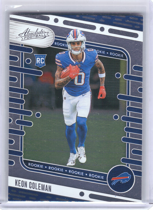 2024 Panini Absolute #133 Keon Coleman Retail Buffalo Bills RC