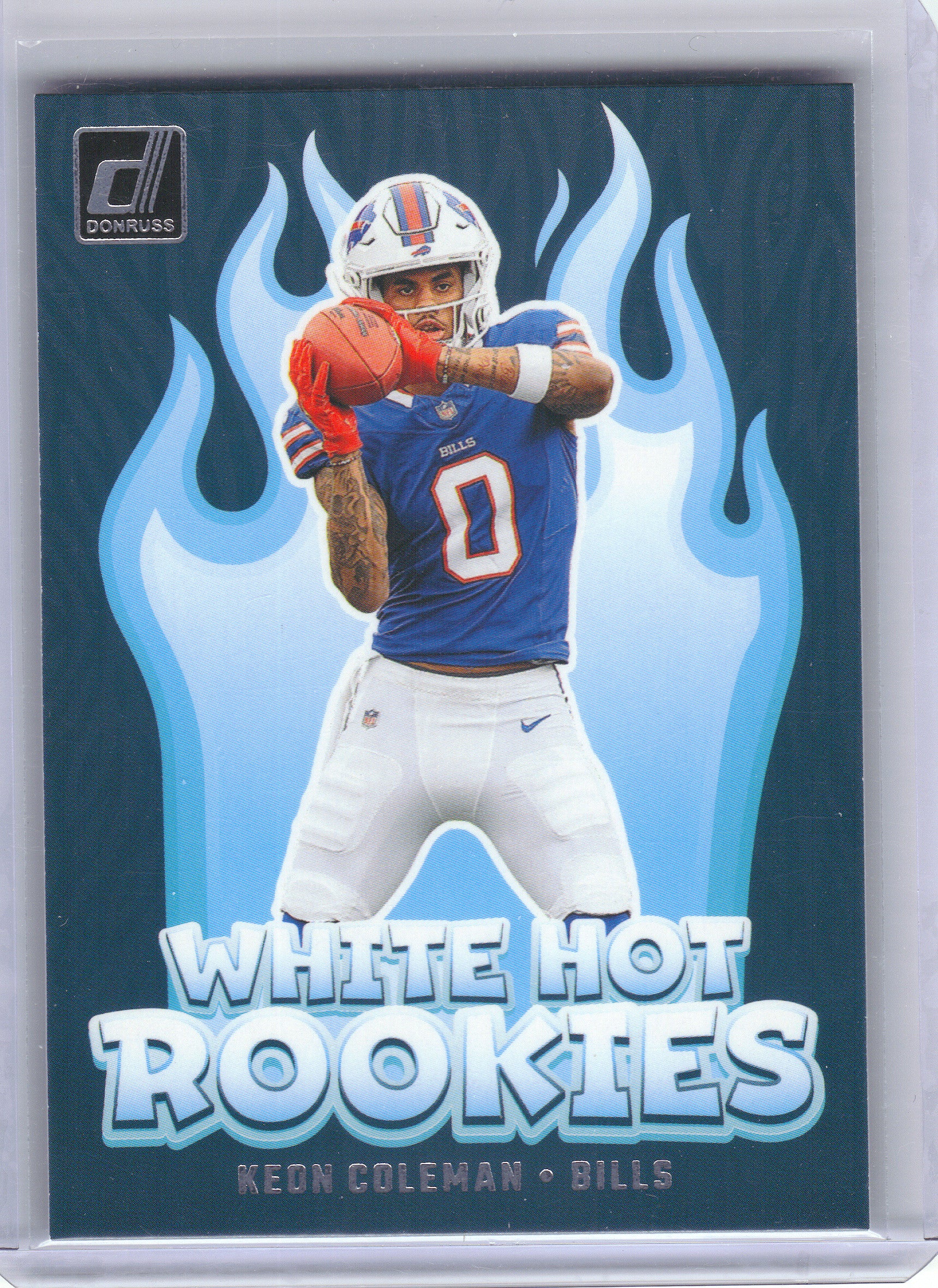 2024 Donruss #WH4 Keon Coleman White Hot Rookies Buffalo Bills
