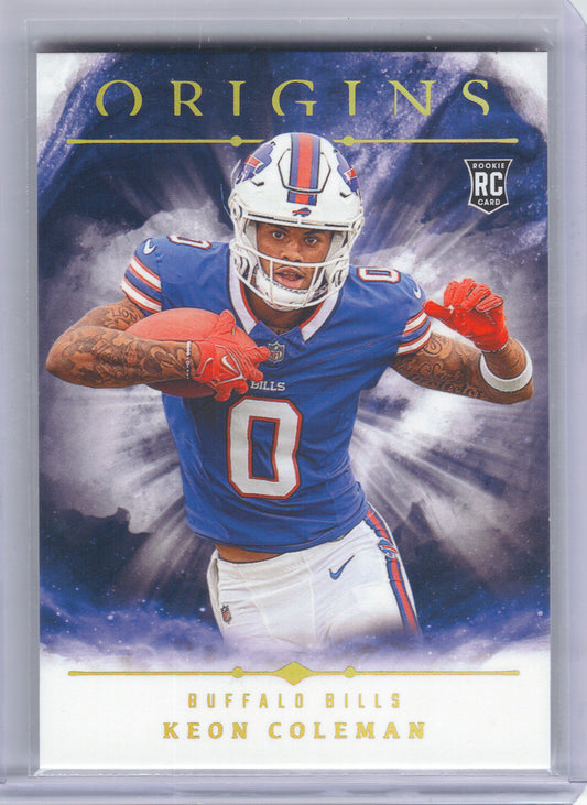 2024 Panini Origins #129 Keon Coleman Buffalo Bills RC