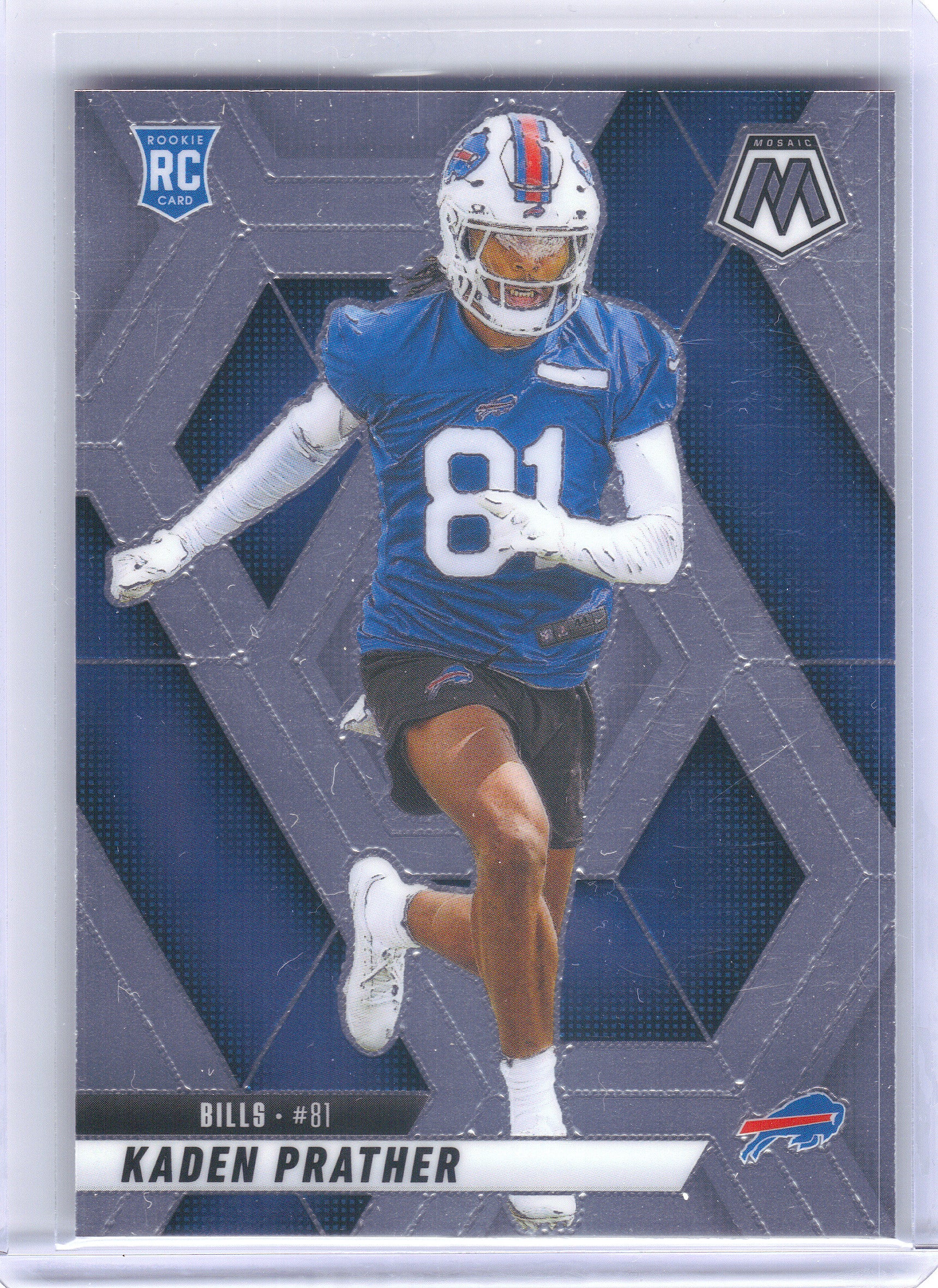 2025 Panini Mosaic #343 Kaden Prather Buffalo Bills RC