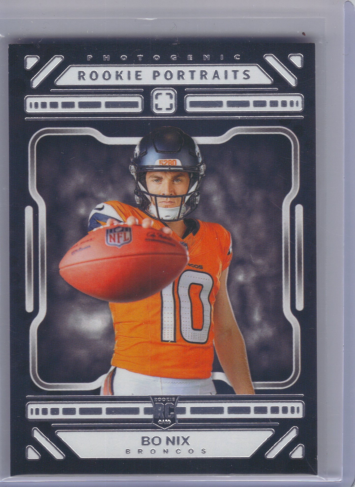 2024 Panini Photogenic #196 Bo Nix Denver Broncos RC