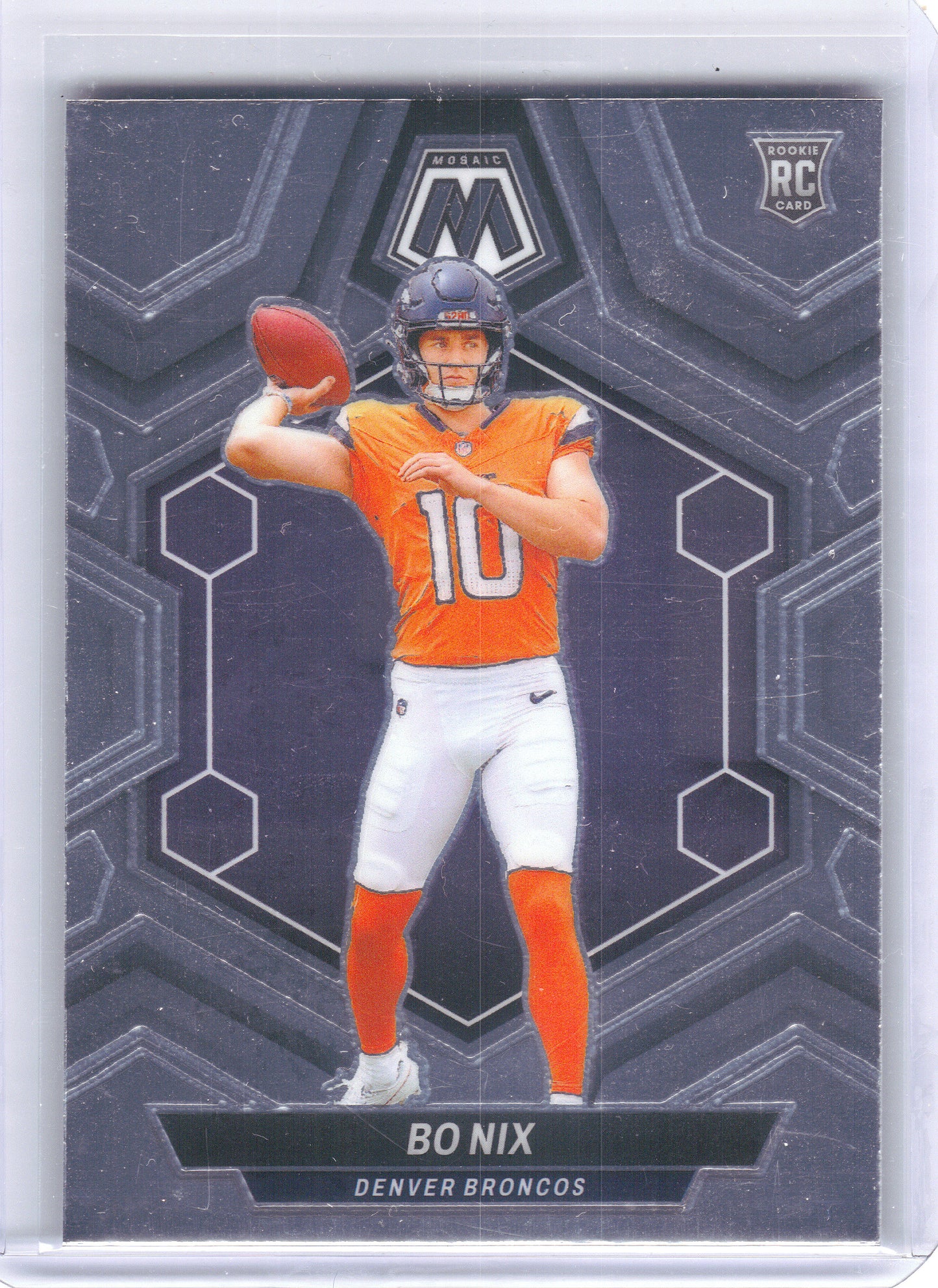 2024 Panini Mosaic #312 Bo Nix Denver Broncos RC