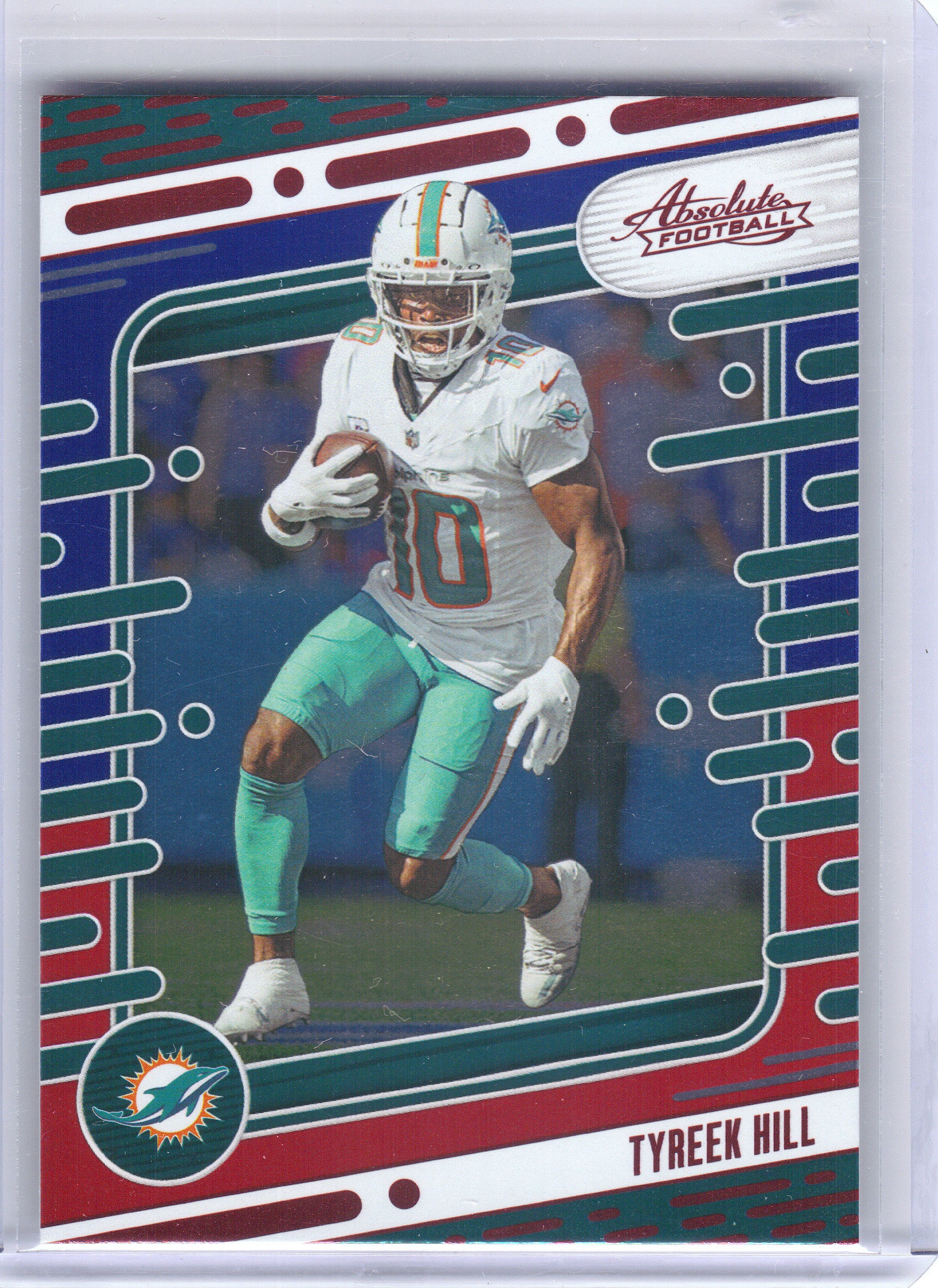 2024 Panini Absolute #65 Tyreek Hill Red and Blue Miami Dolphins