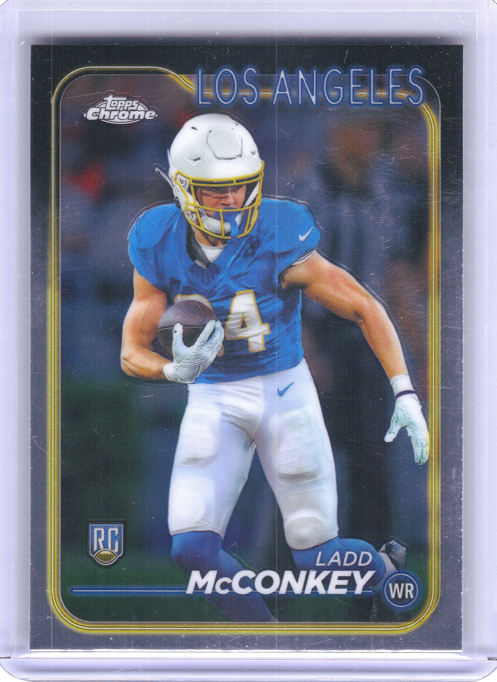2024 Topps Chrome #212 Ladd McConkey Los Angeles Chargers RC