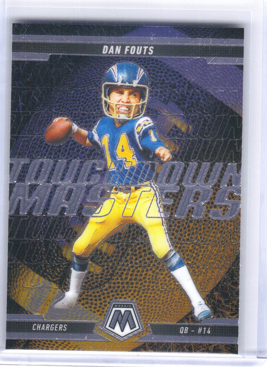 2025 Panini Mosaic #17 Dan Fouts Touchdown Masters San Diego Chargers