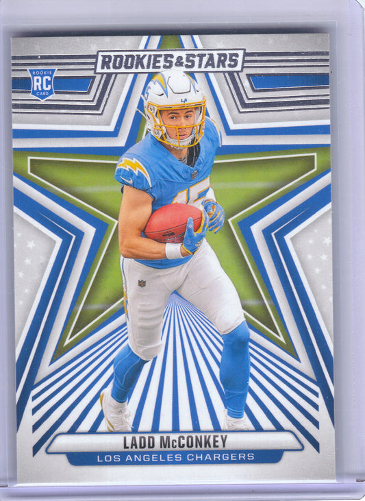 2024 Panini Rookies & Stars #166 Ladd McConkey Los Angeles Chargers RC