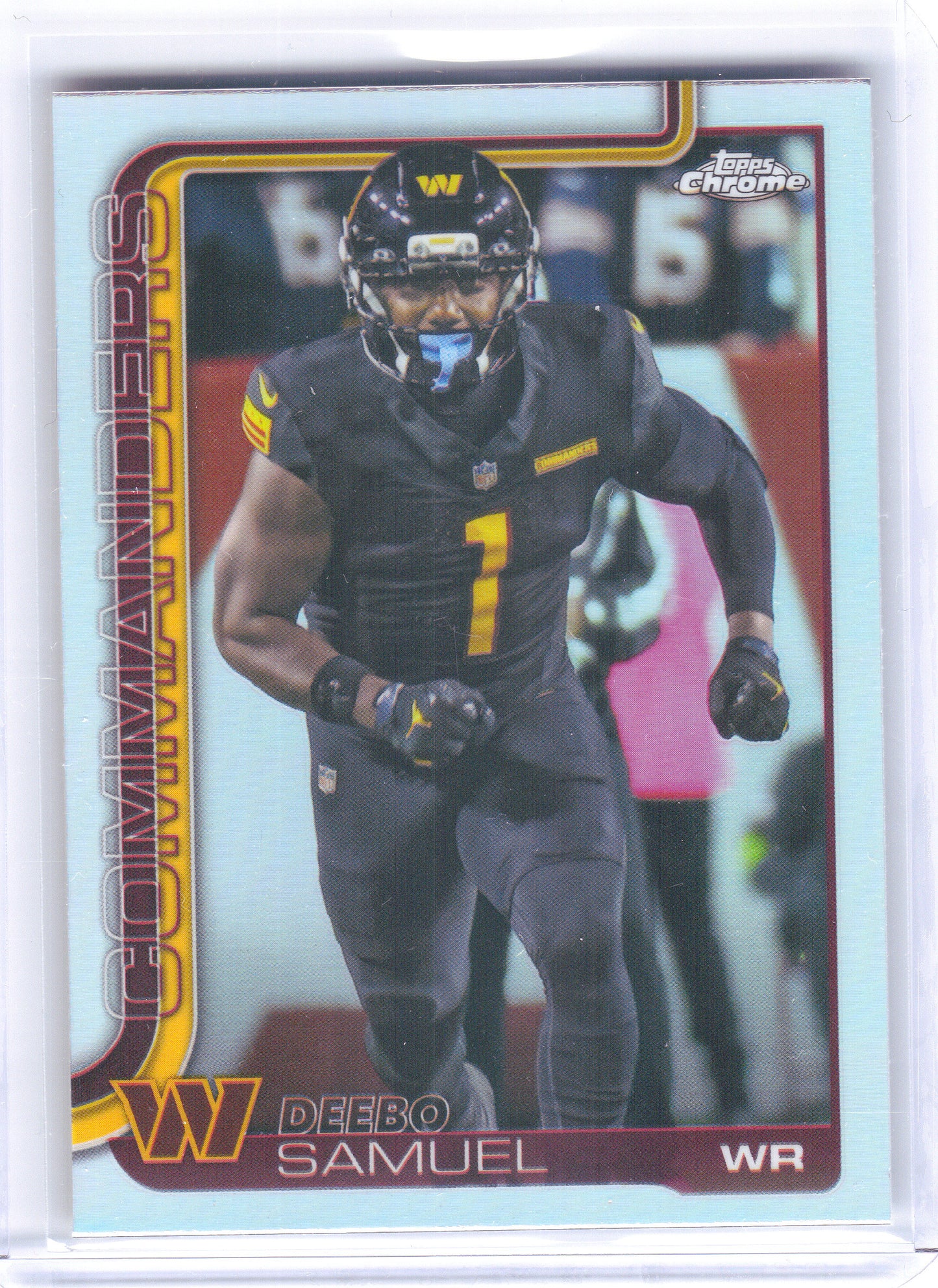 2025 Topps Chrome #294 Deebo Samuel Refractor Washington Commanders