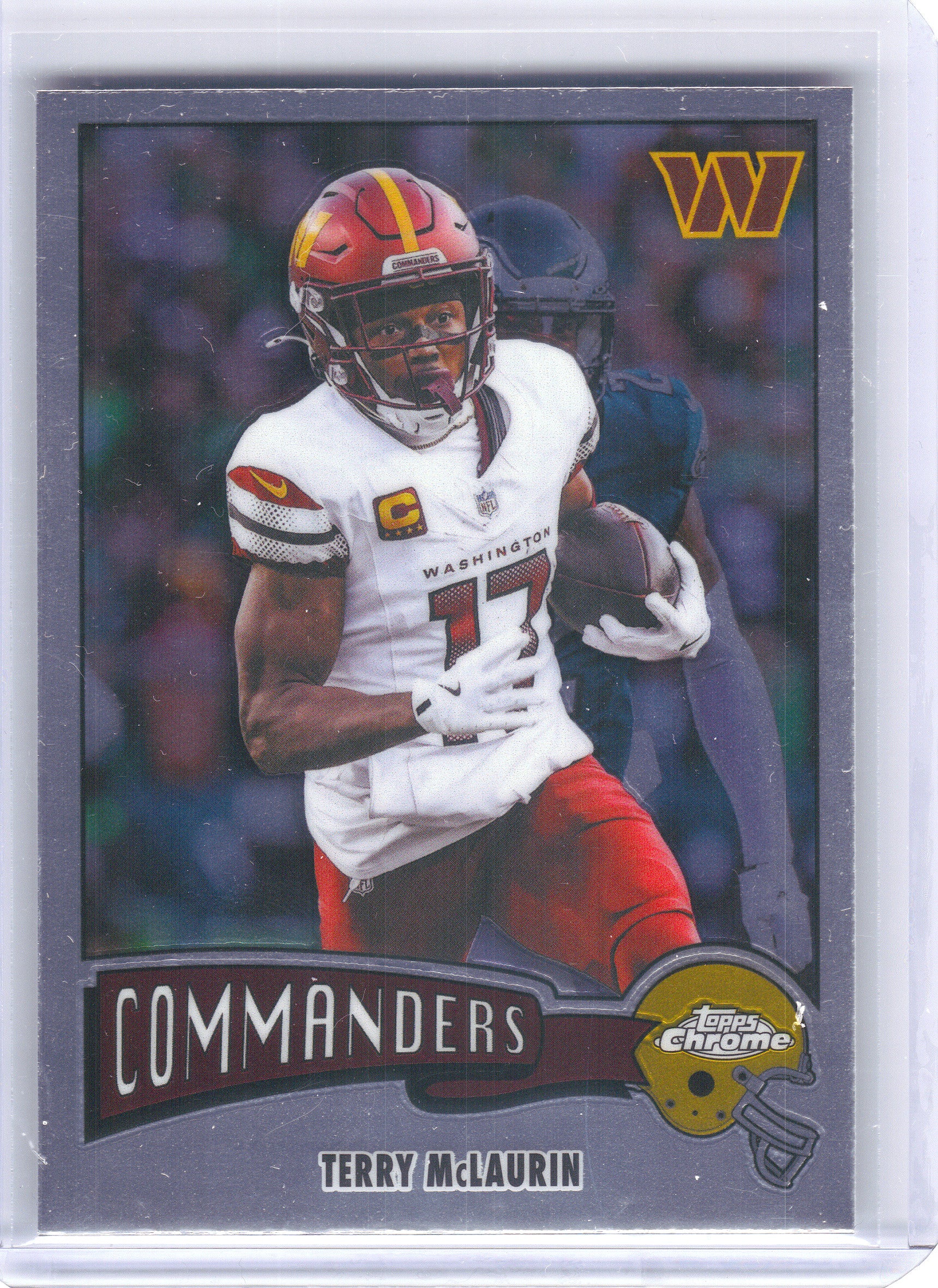 2025 Topps Chrome #1975-35 Terry McLaurin 1975 Topps Washington Commanders