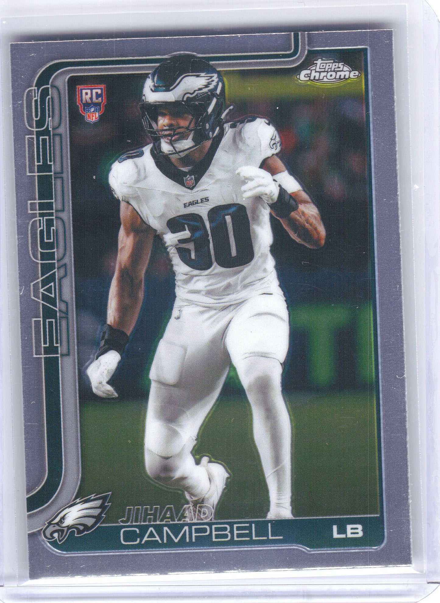 2025 Topps Chrome #366 Jihaad Campbell Philadelphia Eagles RC
